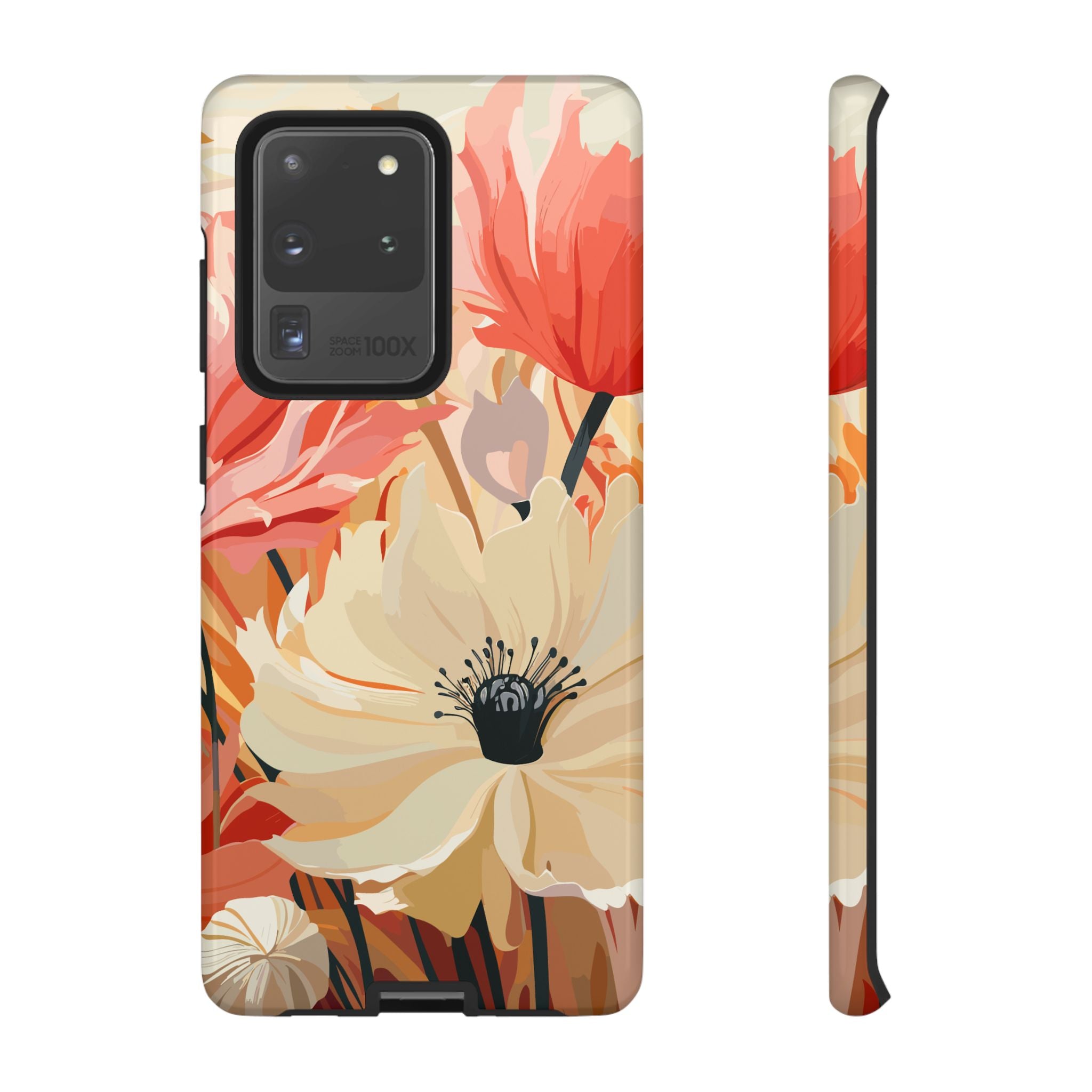 Floral Phone Case, Tough Protective Cover for Floral Lovers, Perfect Gift for Friends, Spring Celebration, Art Lovers Gift