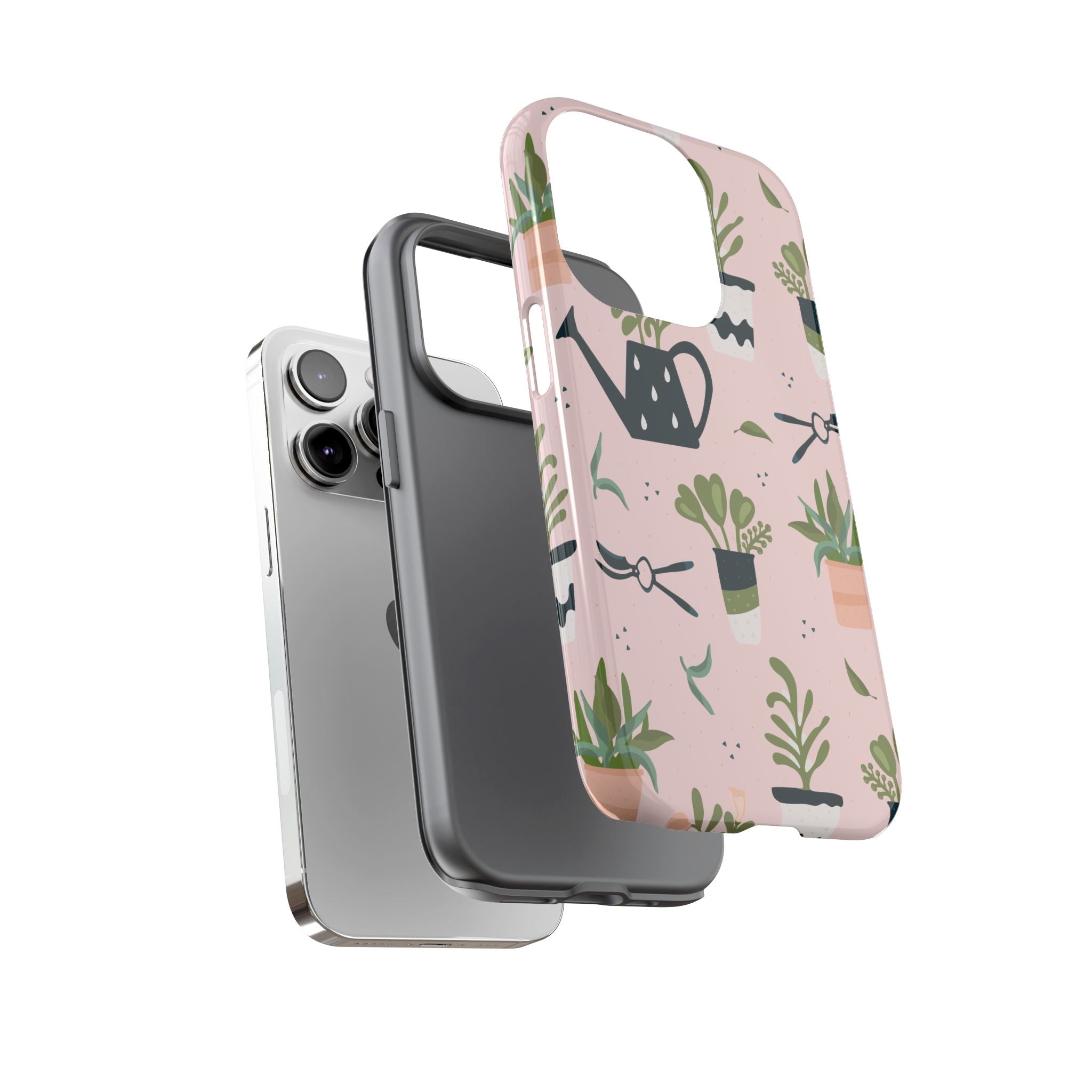 Floral Phone Case, Cute Plant Lover Case, Gift for Gardeners, Phone Cover, Green Thumb Accessories, Mother's Day Gift