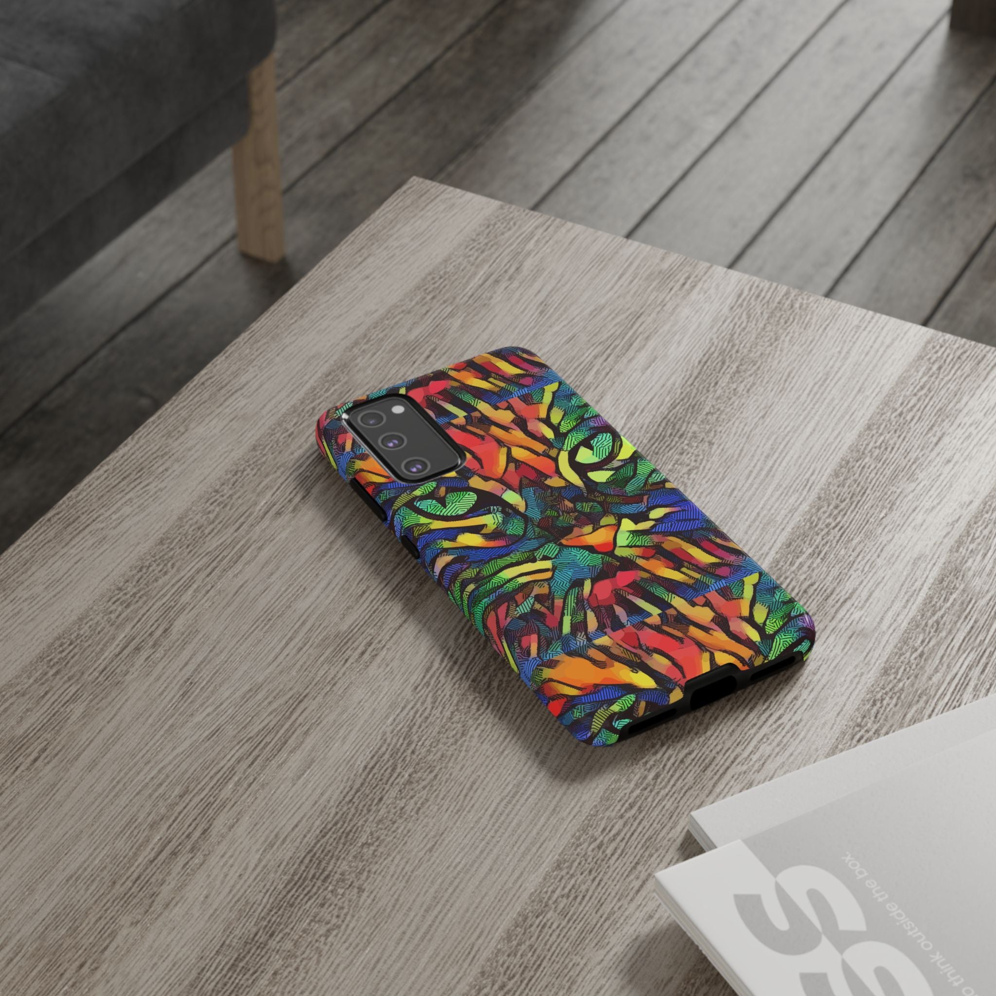 Colorful Phone Cases for Vibrant Style - Tough Cases, Unique Gifts, Animal Print, Artistic Design, Phone Accessories, Eco-Friendly