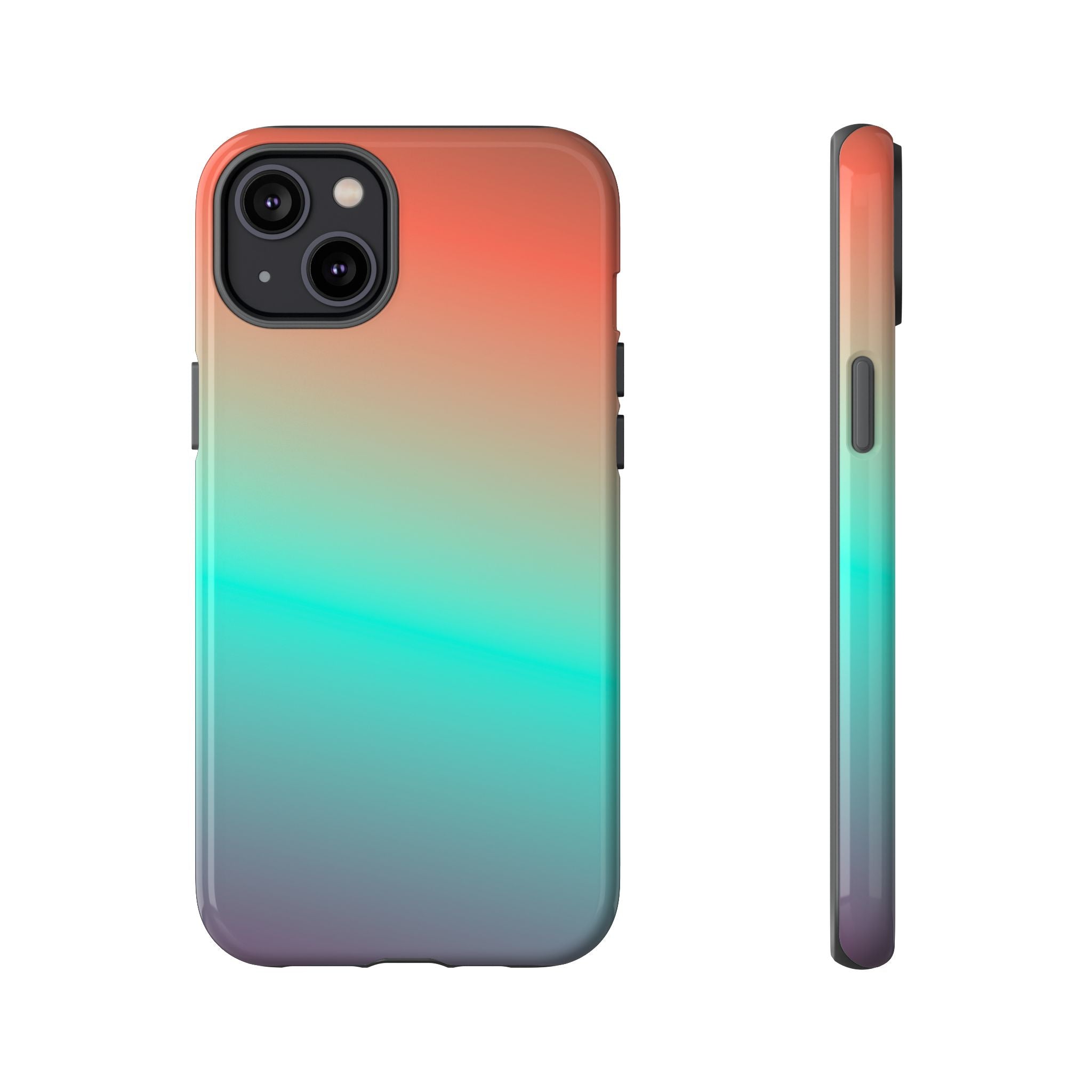 Gradient Phone Case, Tough Cases for Protection, Stylish iPhone Cover, Trendy Mobile Accessory, Perfect Gift for Tech Lovers