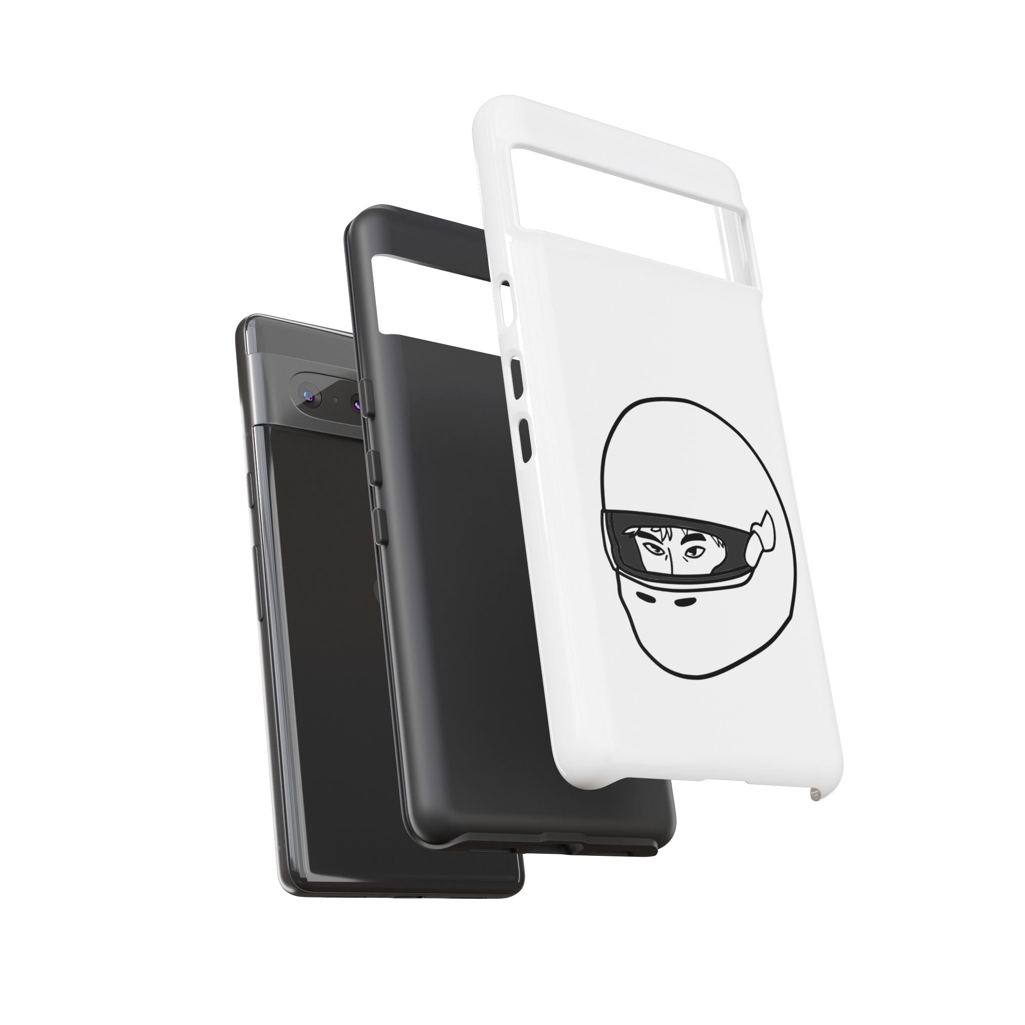 Stylish Phone Case with Racing Helmet Design | Tough Cases | Unique Gift, Motorcycle Enthusiast, Race Lover, Custom Accessory, Everyday Use
