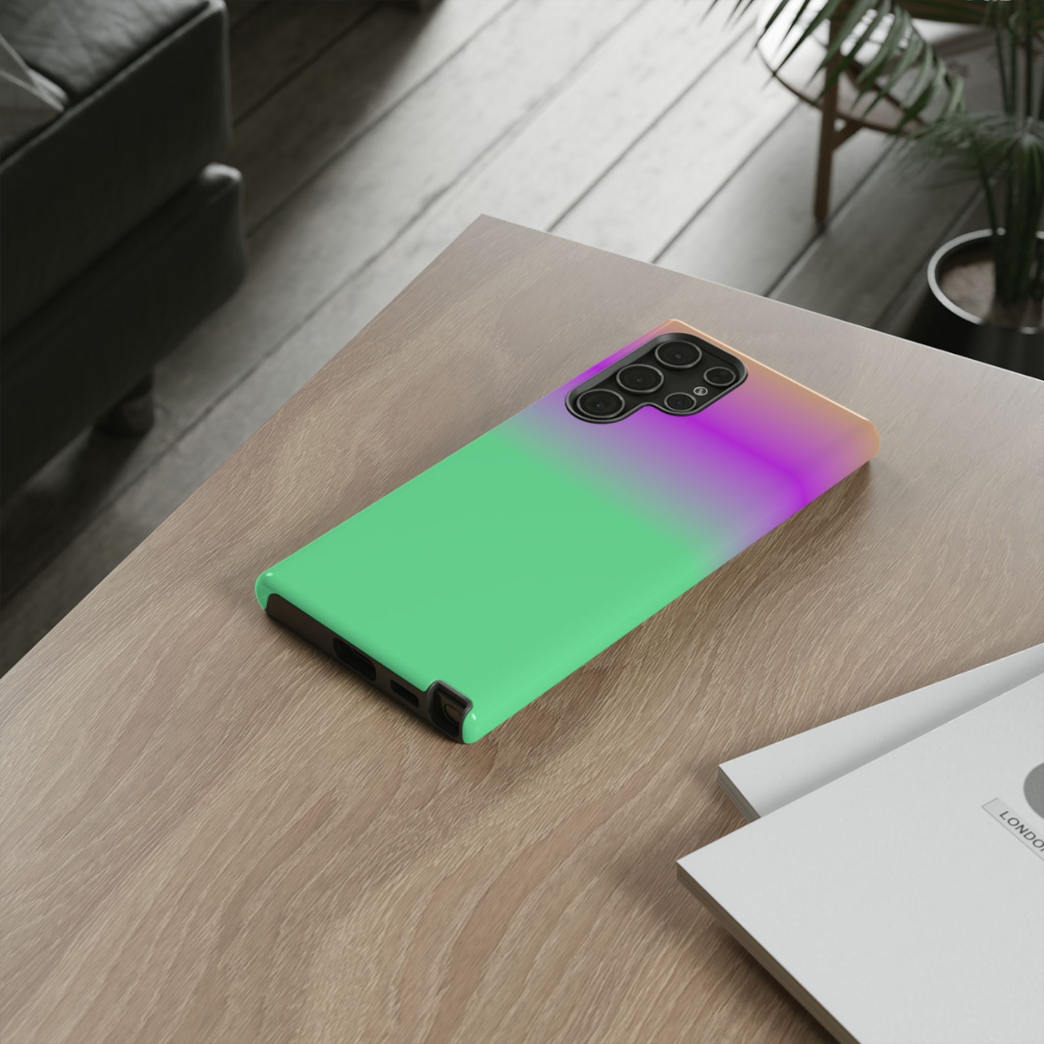 Vibrant Phone Case, Stylish Tech Accessory, Fun Gift Idea, Unique Mobile Cover, Trendy Gradient Design