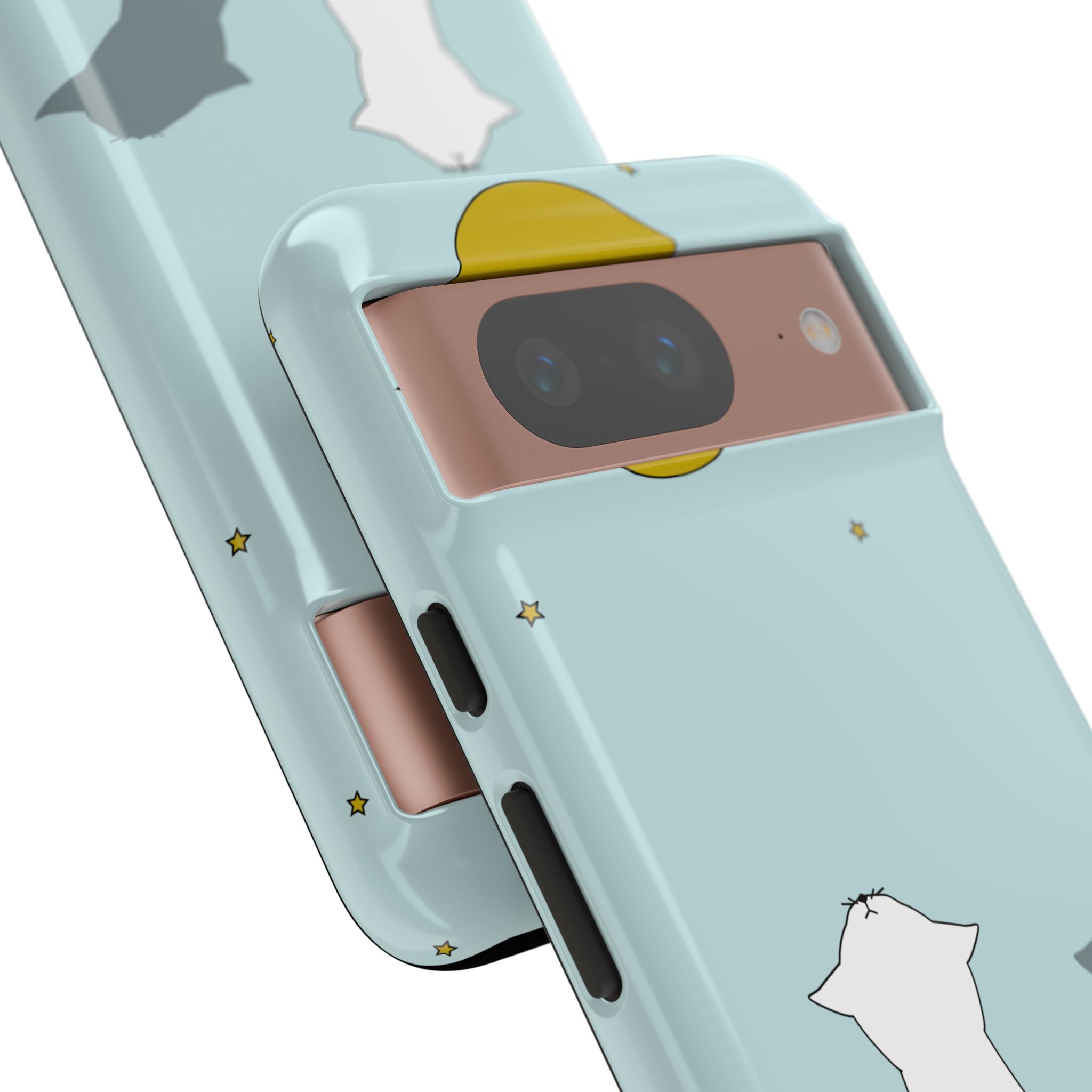 Cute Cat Phone Case, Tough Phone Cover, Pet Lover Gift, Unique Case, Animal Decor, Birthday Gift
