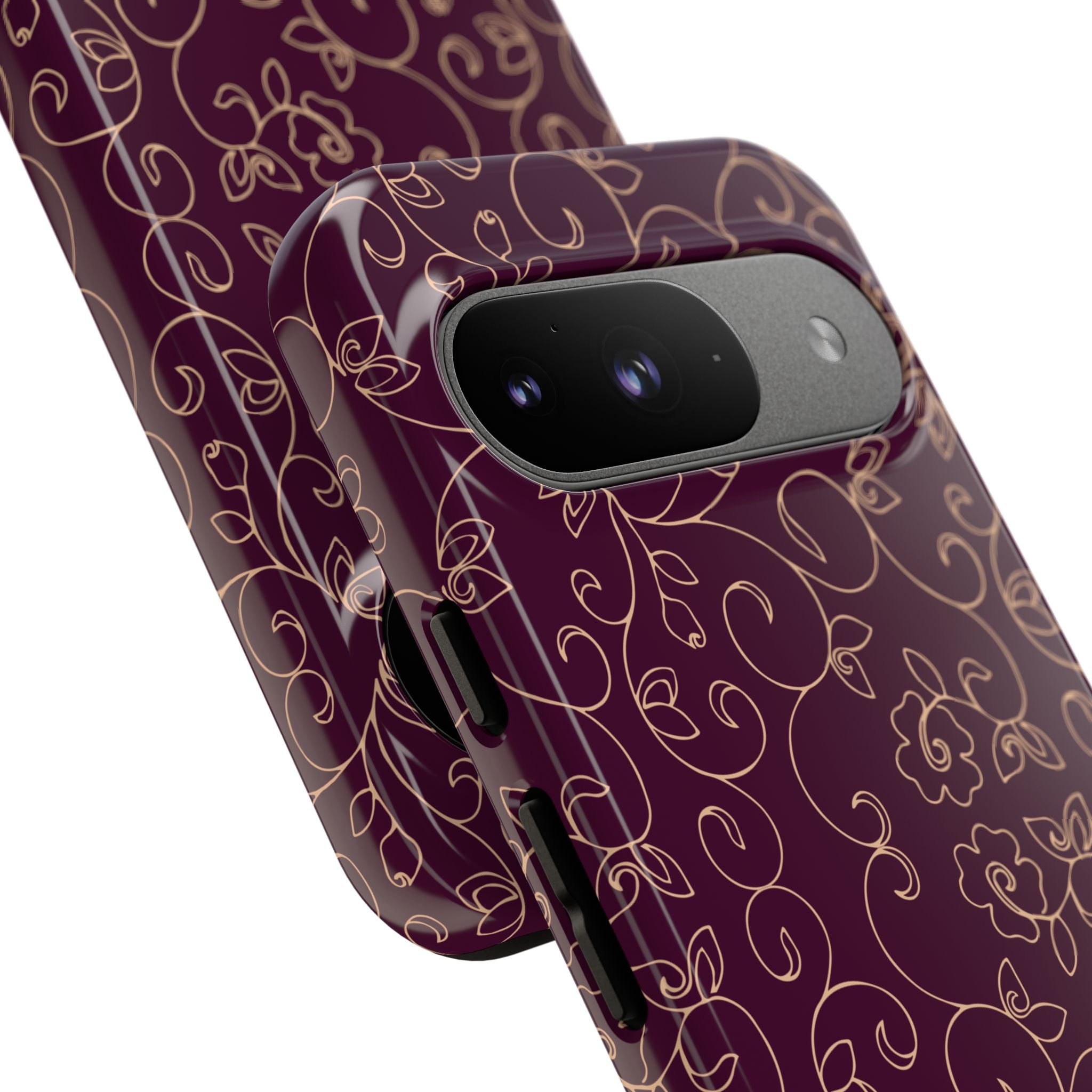 Elegant Floral Phone Case | Durable Mobile Cover, Gift for Her, Floral Design, Stylish Accessory, Phone Protection