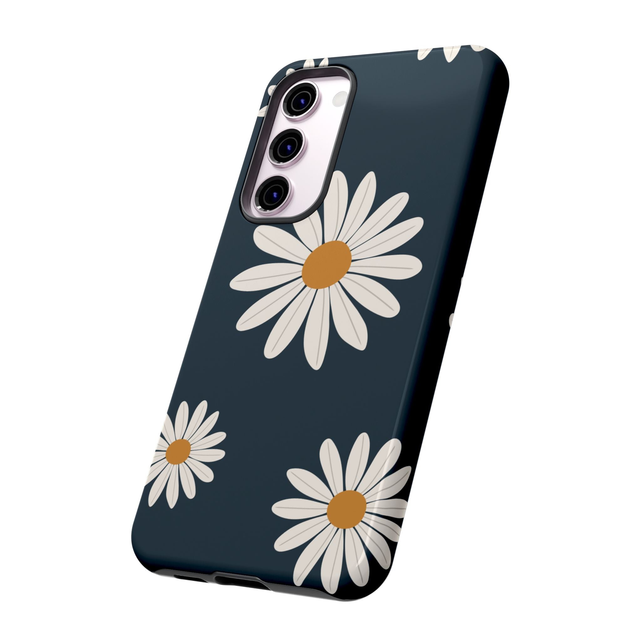 Daisy Phone Case, Floral Phone Cover, Tough Phone Case, Gift for Flower Lovers, Smartphone Accessory, Spring Design