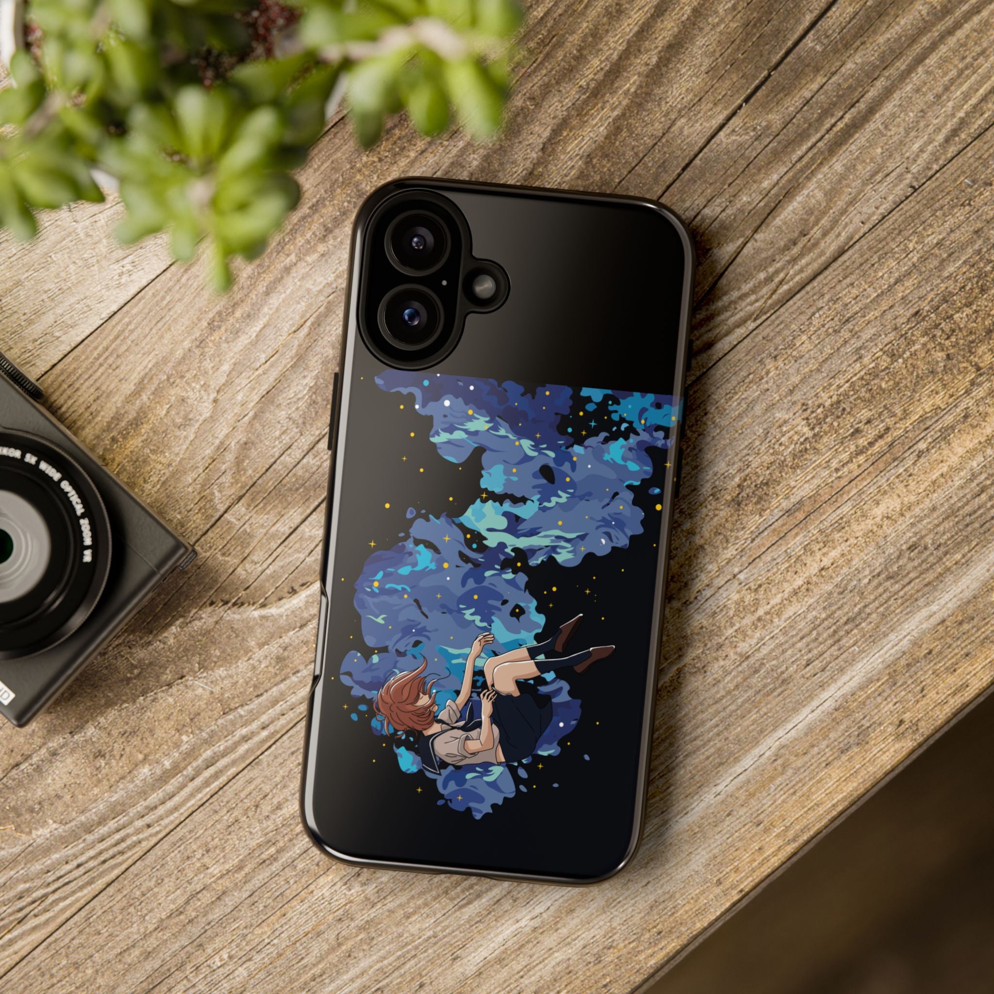 Tough Cases Phone Case - Artistic Galaxy Design, Cute Sleeve for Teens, Gift for Students, Unique Mobile Accessory, Trendy Tech Protection