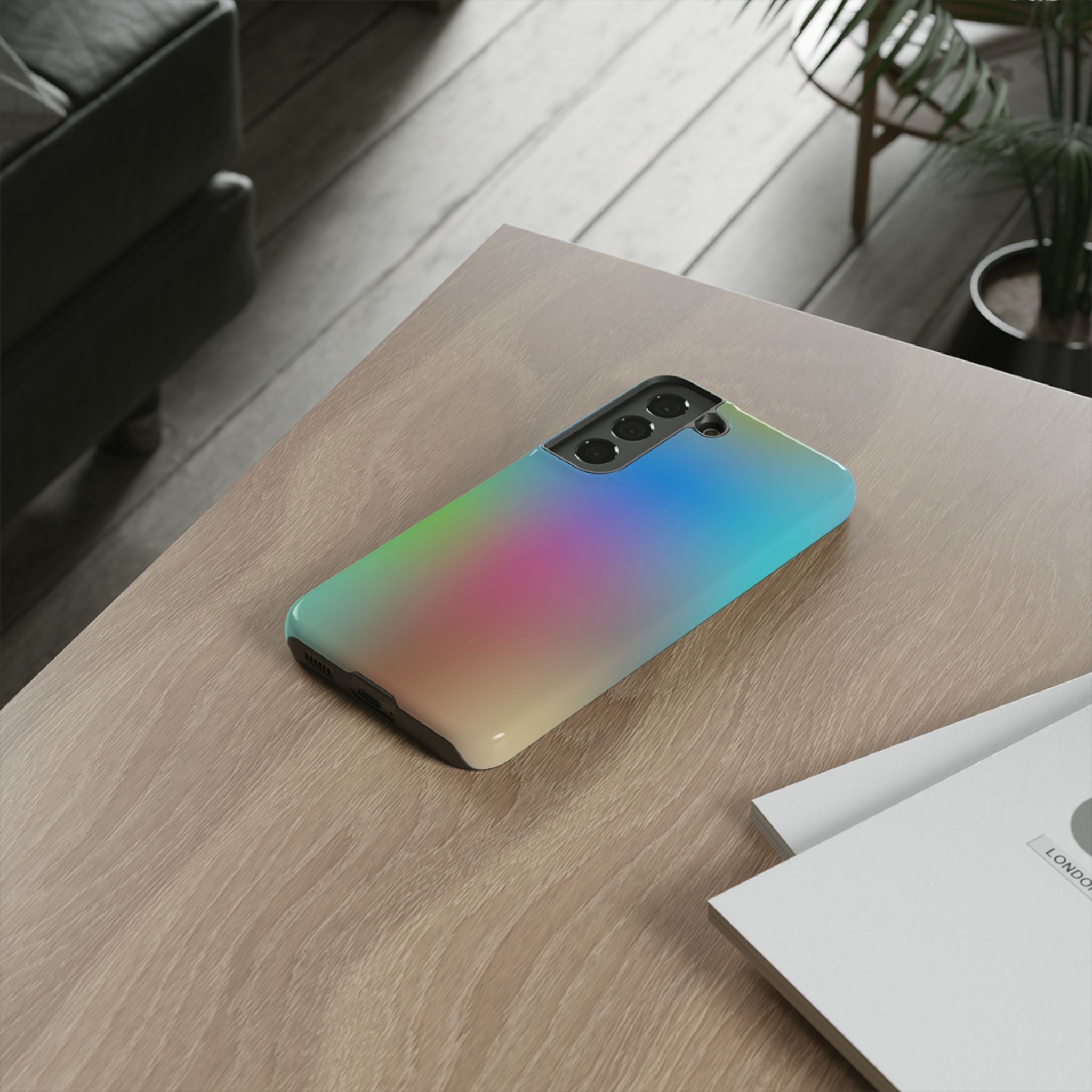 Colorful Mobile Phone Case, Unique Phone Cover, Stylish Phone Protector, Gift for Tech Lovers, Trendy Accessory