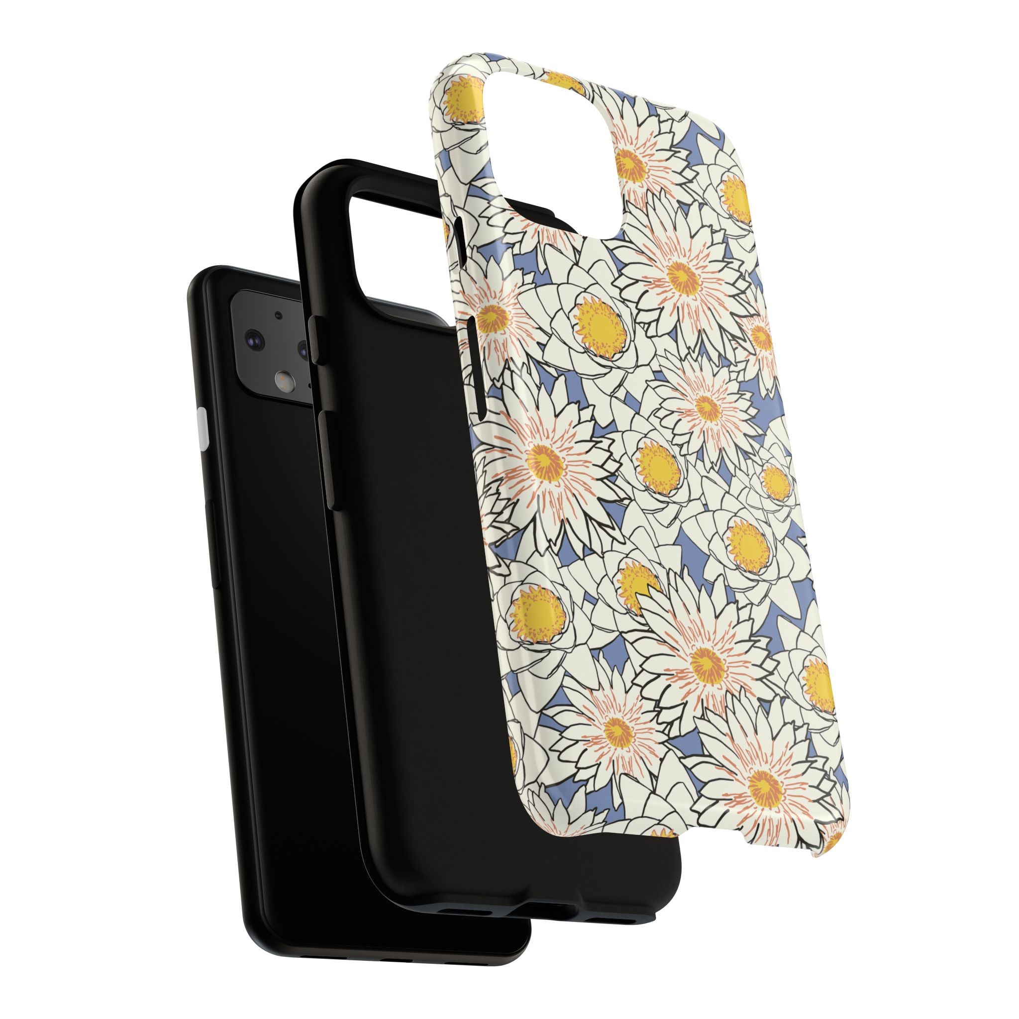 Stylish Phone Case, Floral Protective Cover, Gift for Nature Lovers, Trendy Tech Accessory, Customizable Phone Case