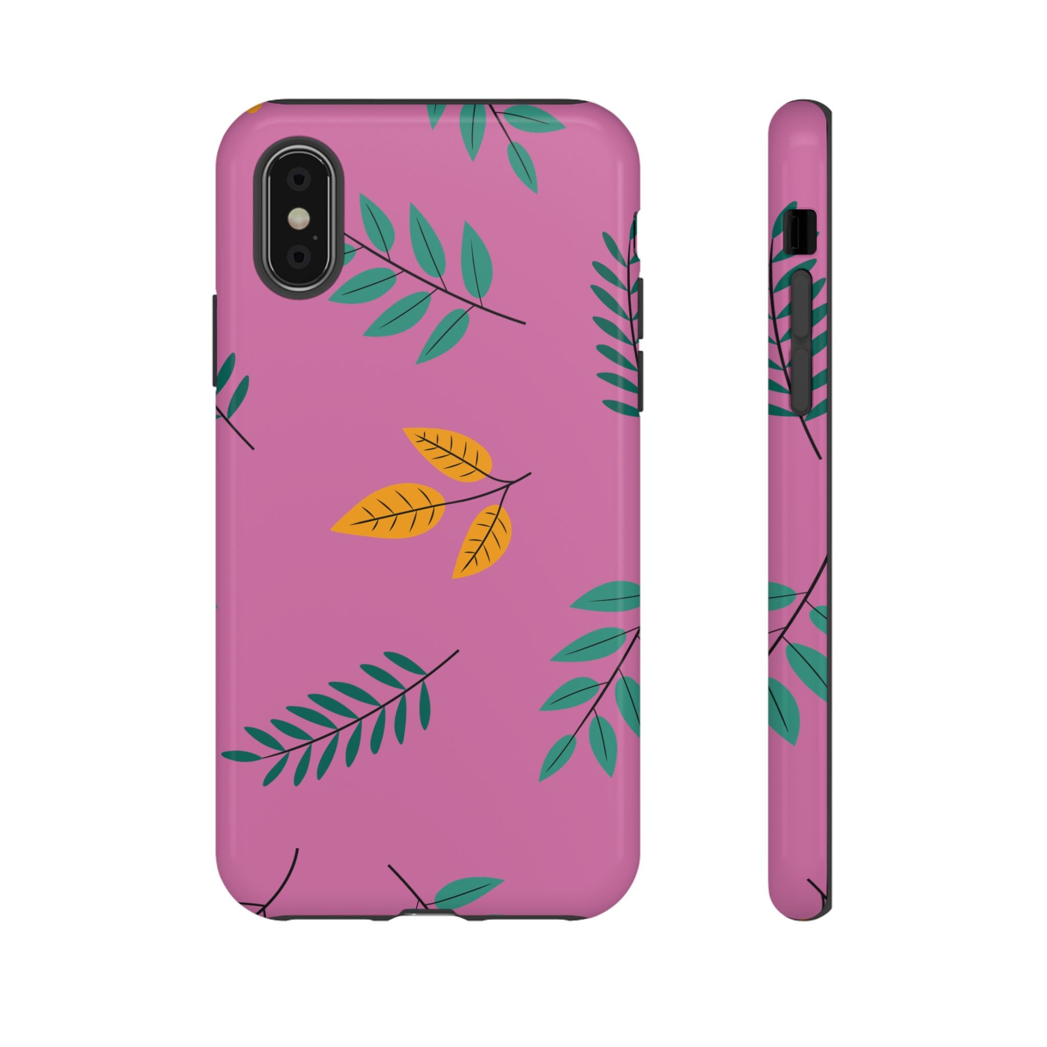 Feminine Floral Phone Case, Tough Cases for iPhone, Nature-Themed Tech Accessory, Cute Gift for Her, Botanical Design, Spring Decor