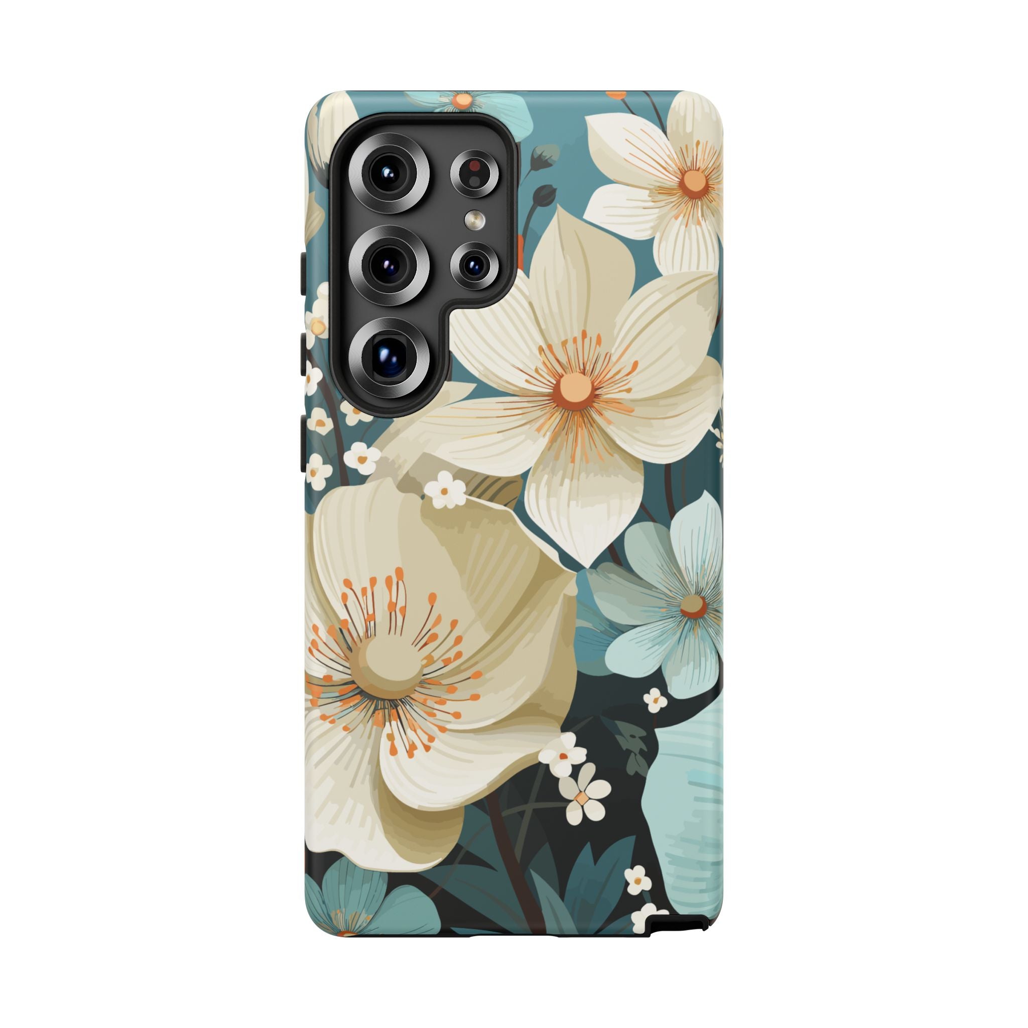 Floral Phone Case, Stylish Tough Cases with Botanical Design, Flower Print Phone Cover, Gifts for Nature Lovers, Eco-Friendly Mobile Cover