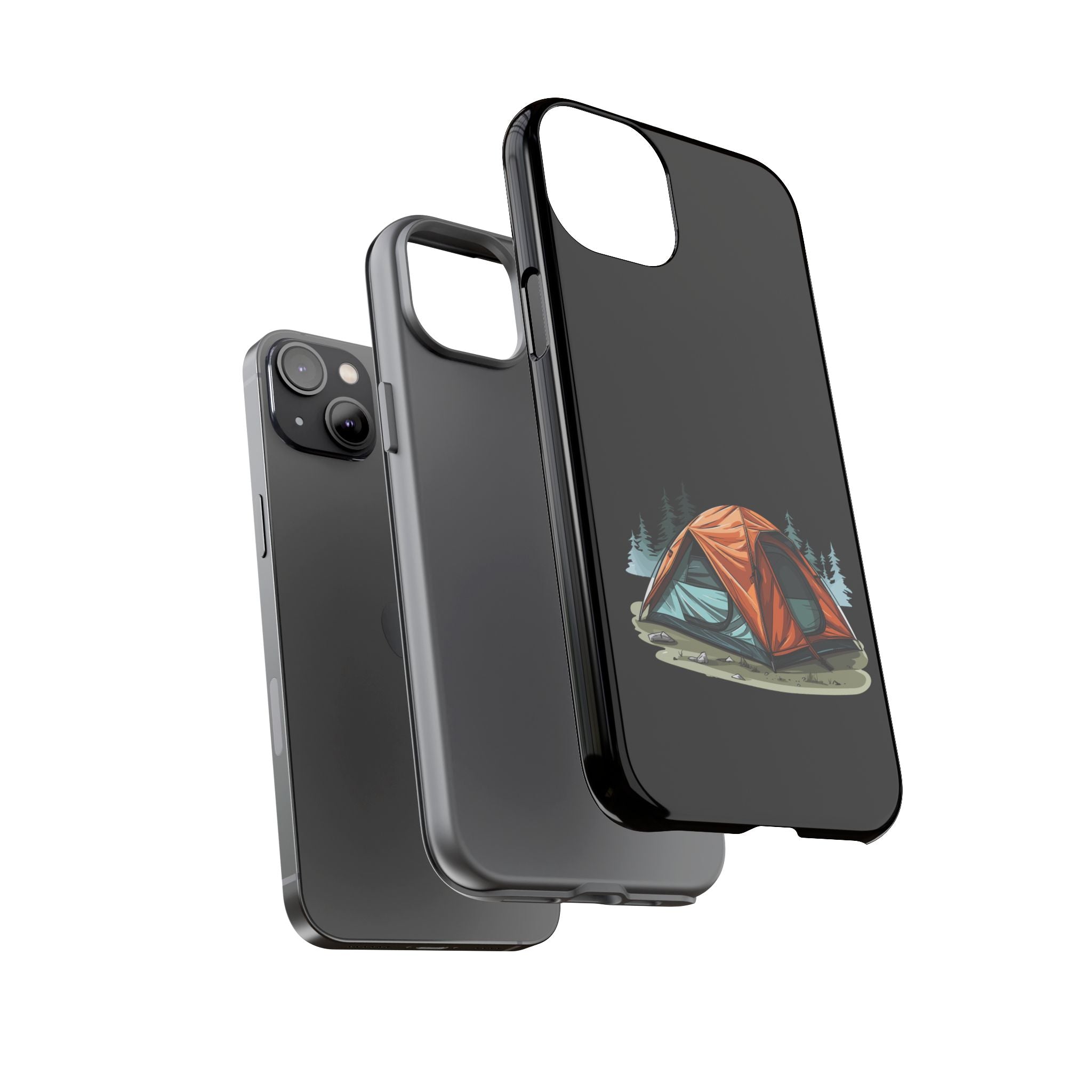 Camping Phone Case, Outdoor Adventure, Nature Lover Gift, Tough Cases, Hiking Accessory, Travel Gear, Camping Vibes