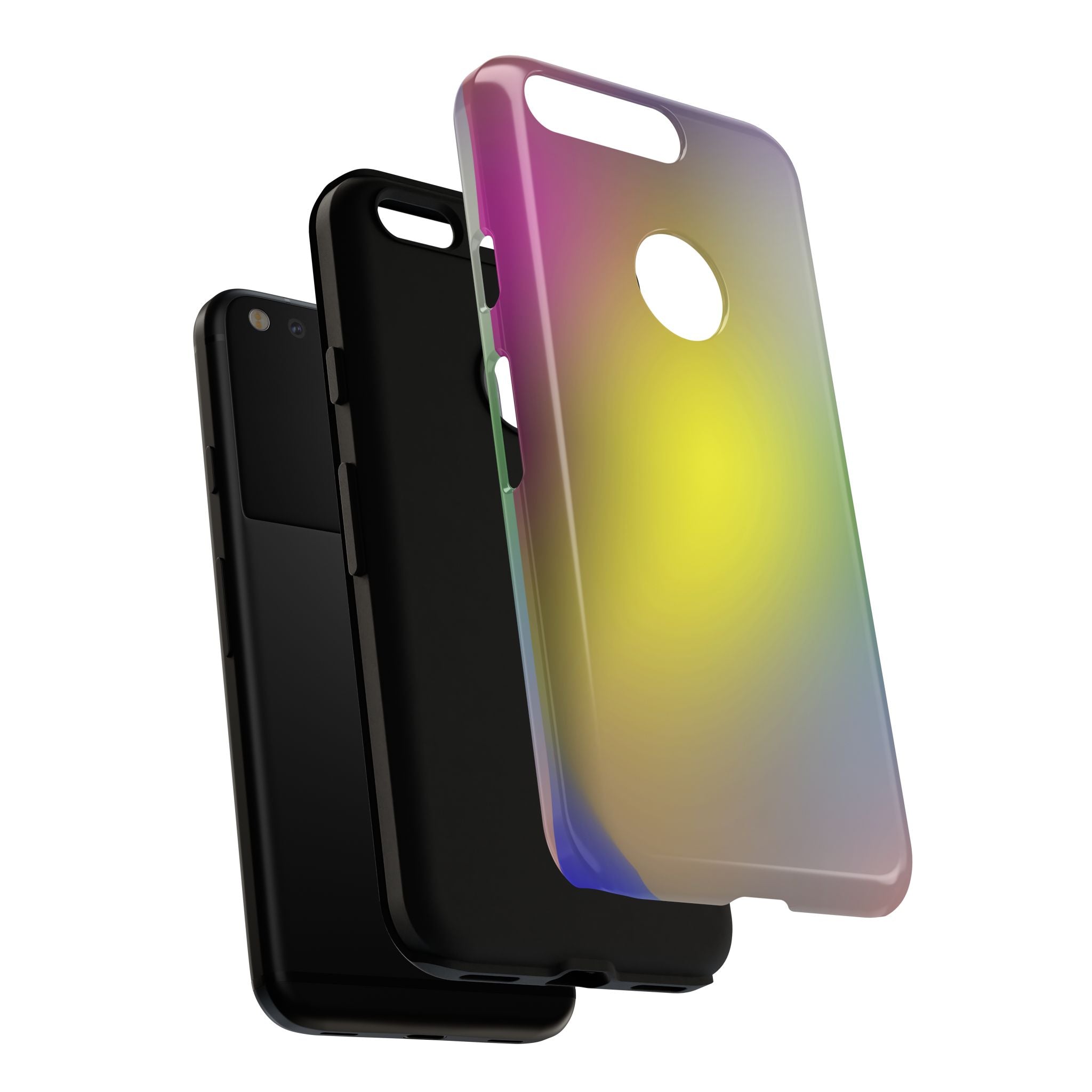 Colorful Tough Phone Case, Stylish Slim Cover, Durable Mobile Protection, Trendy Gift for Tech Lovers, Vibrant Phone Accessory