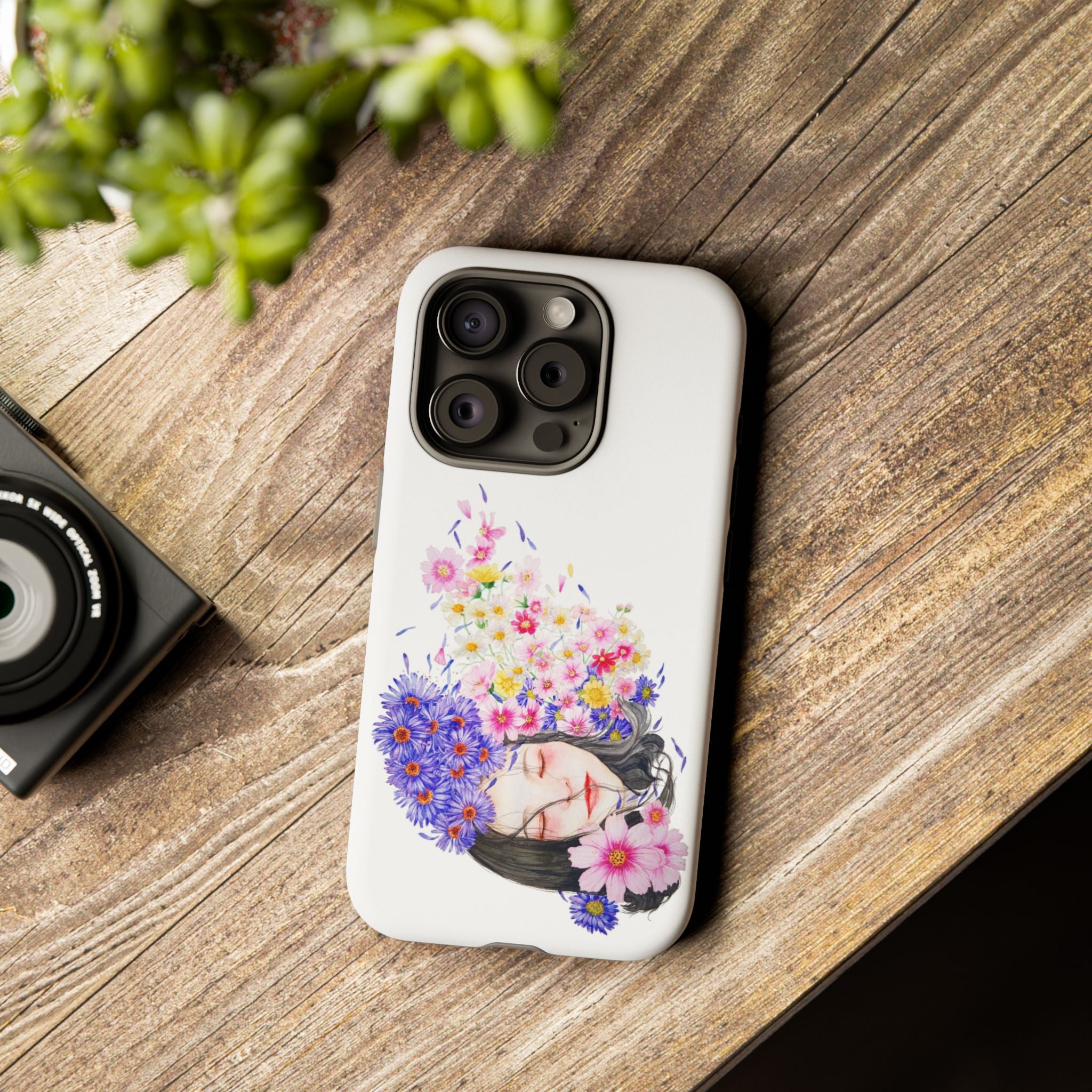 Floral Phone Case | Tough Cases | Cute Floral Design, Gift for Her, Spring Accessory, Mother's Day Gift, Stylish Protection