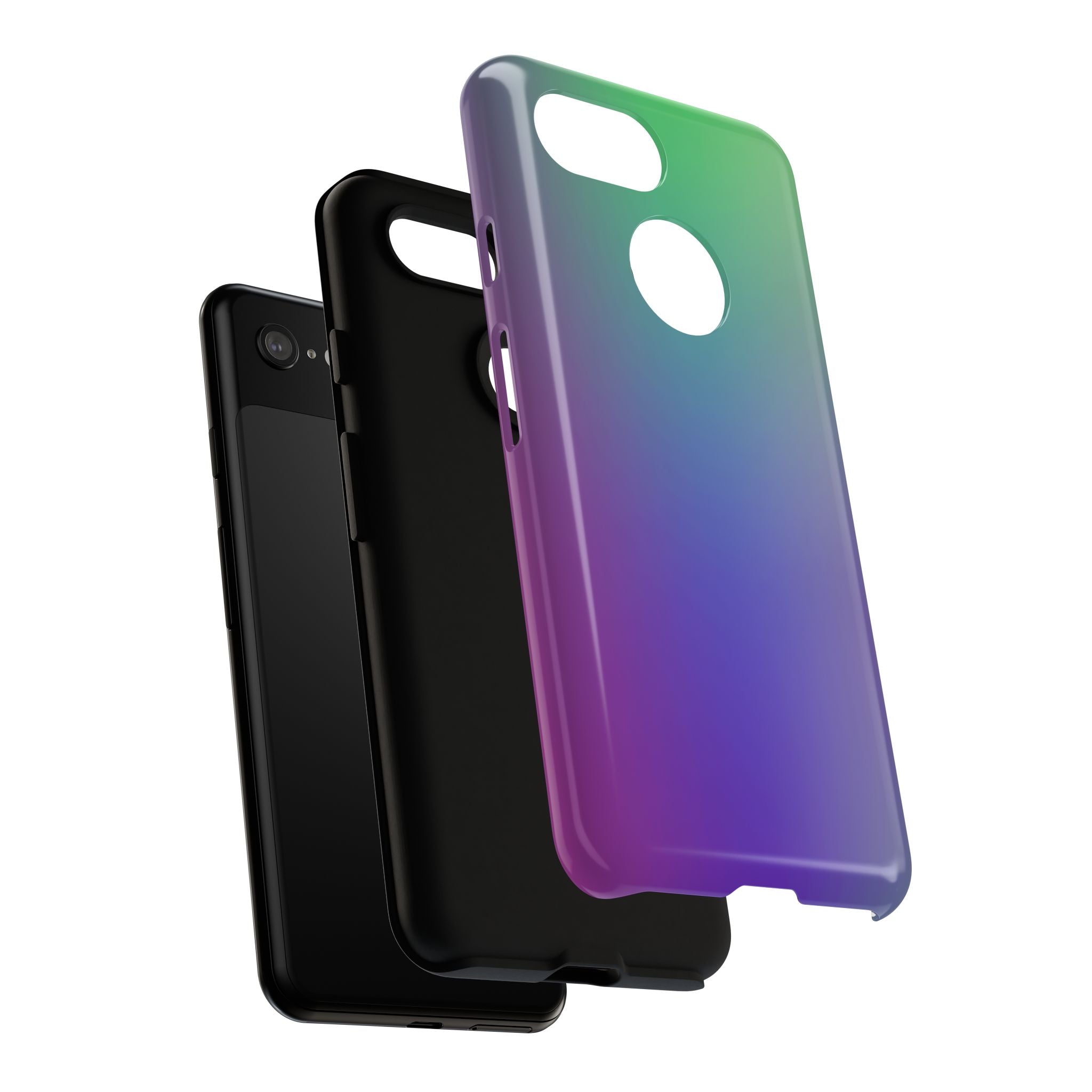 Gradient Phone Case, Durable Phone Protector, Trendy Cell Phone Accessory, Gift for Tech Lovers, Stylish Mobile Case