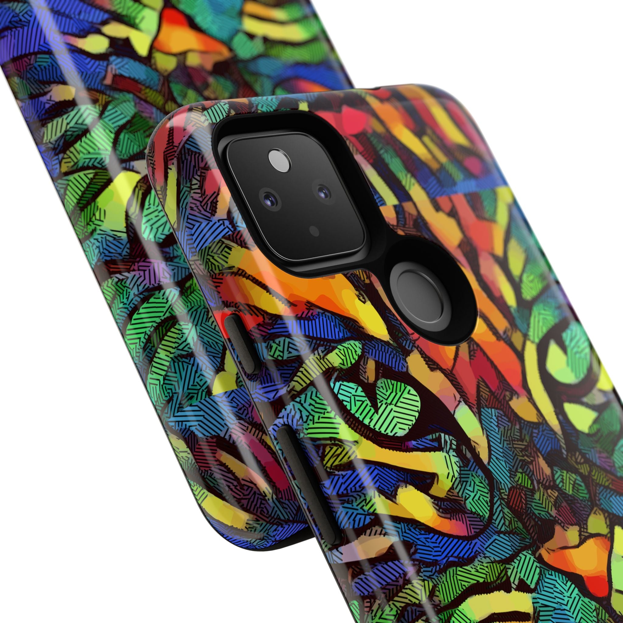 Colorful Phone Cases for Vibrant Style - Tough Cases, Unique Gifts, Animal Print, Artistic Design, Phone Accessories, Eco-Friendly