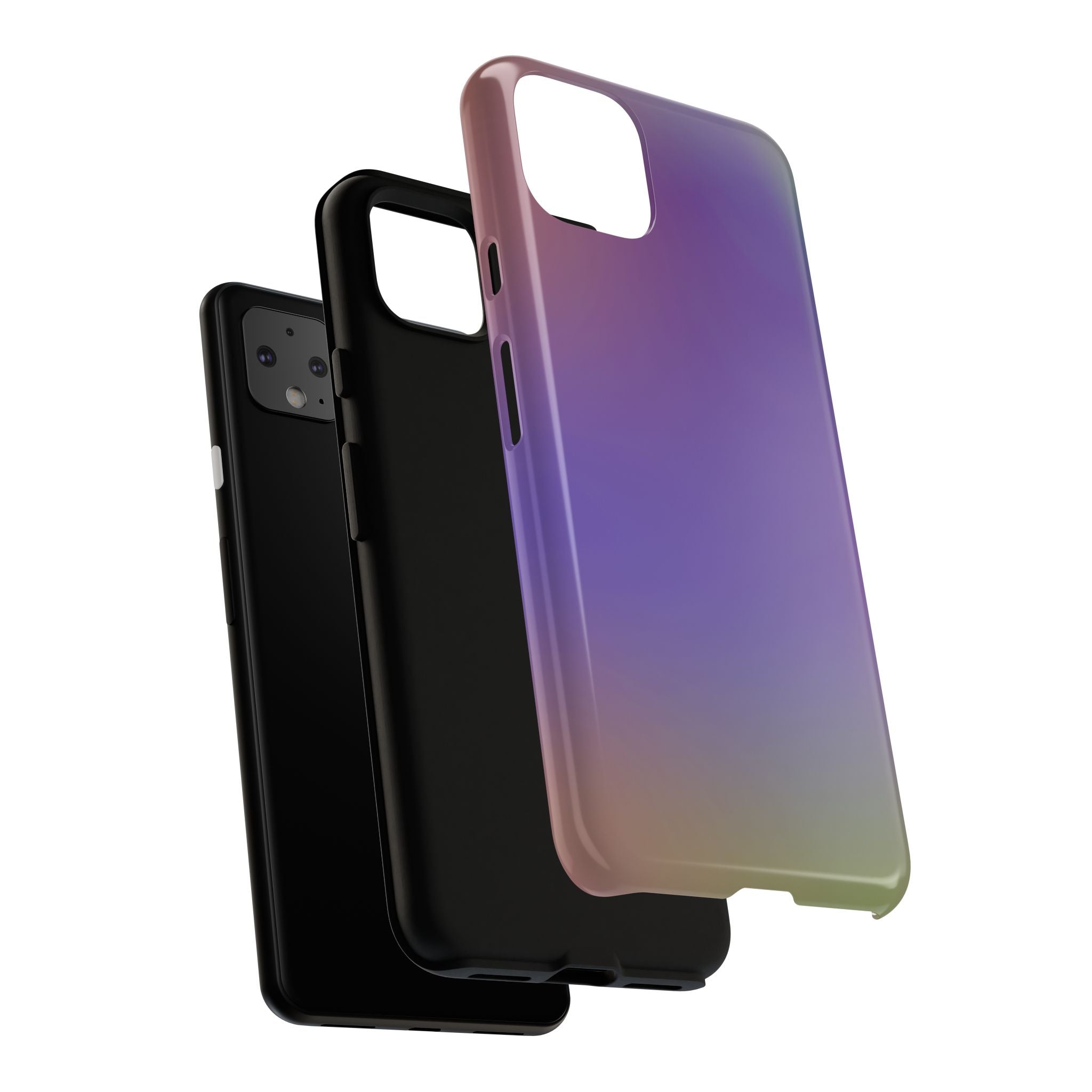 Colorful Phone Case, Tough Phone Cover, Gradient Design Case, Stylish Mobile Accessories, Unique Gift for Her