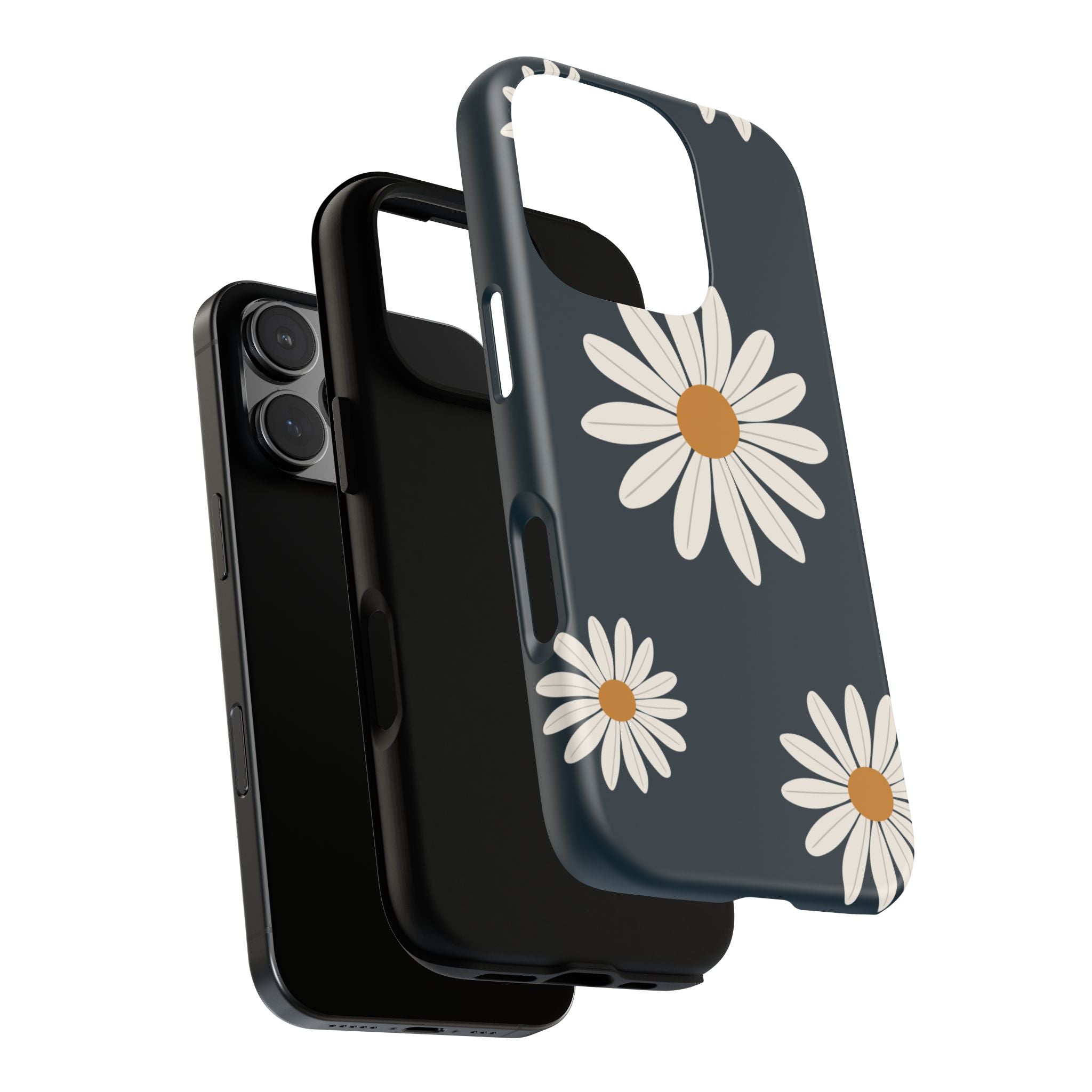 Daisy Phone Case, Floral Phone Cover, Tough Phone Case, Gift for Flower Lovers, Smartphone Accessory, Spring Design