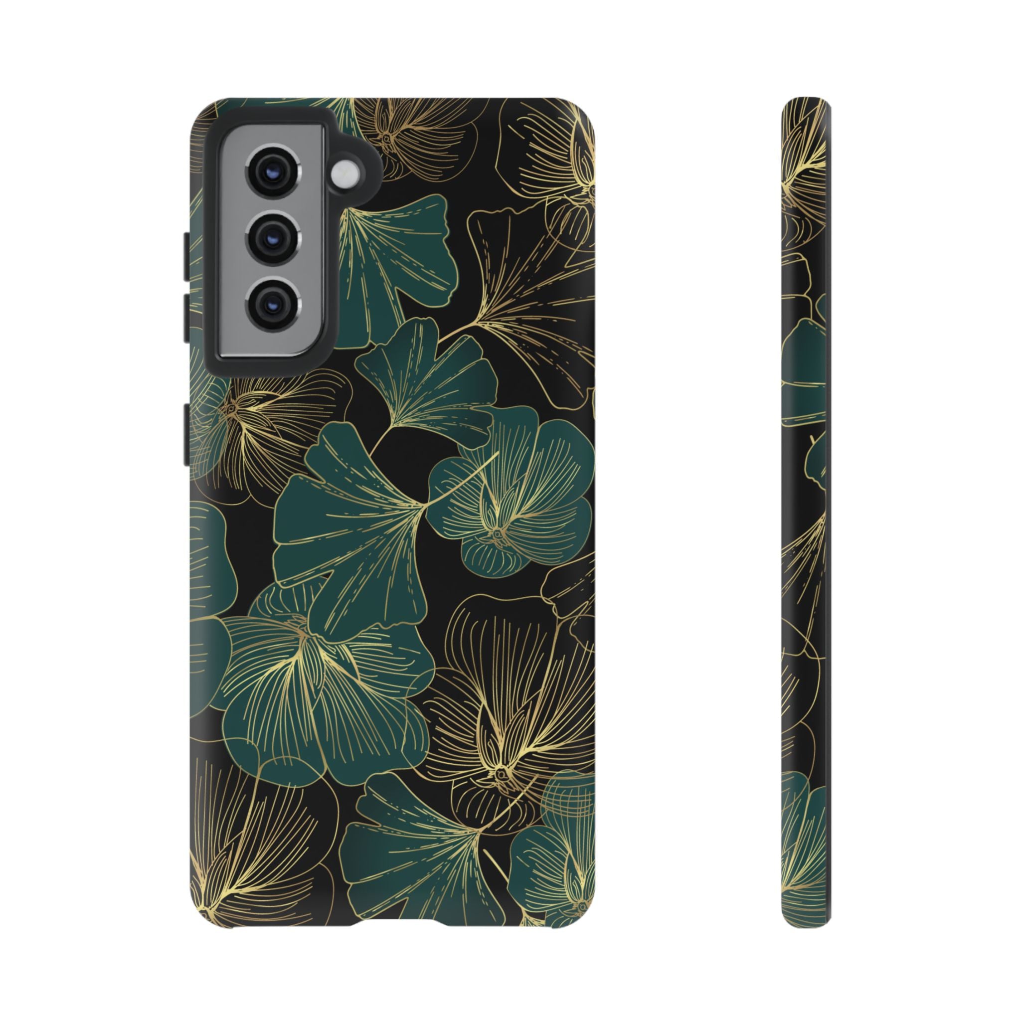 Floral Phone Case - Tough Cases, Protective Cover, Stylish Accessory, Gift for Her, Nature-Inspired Design