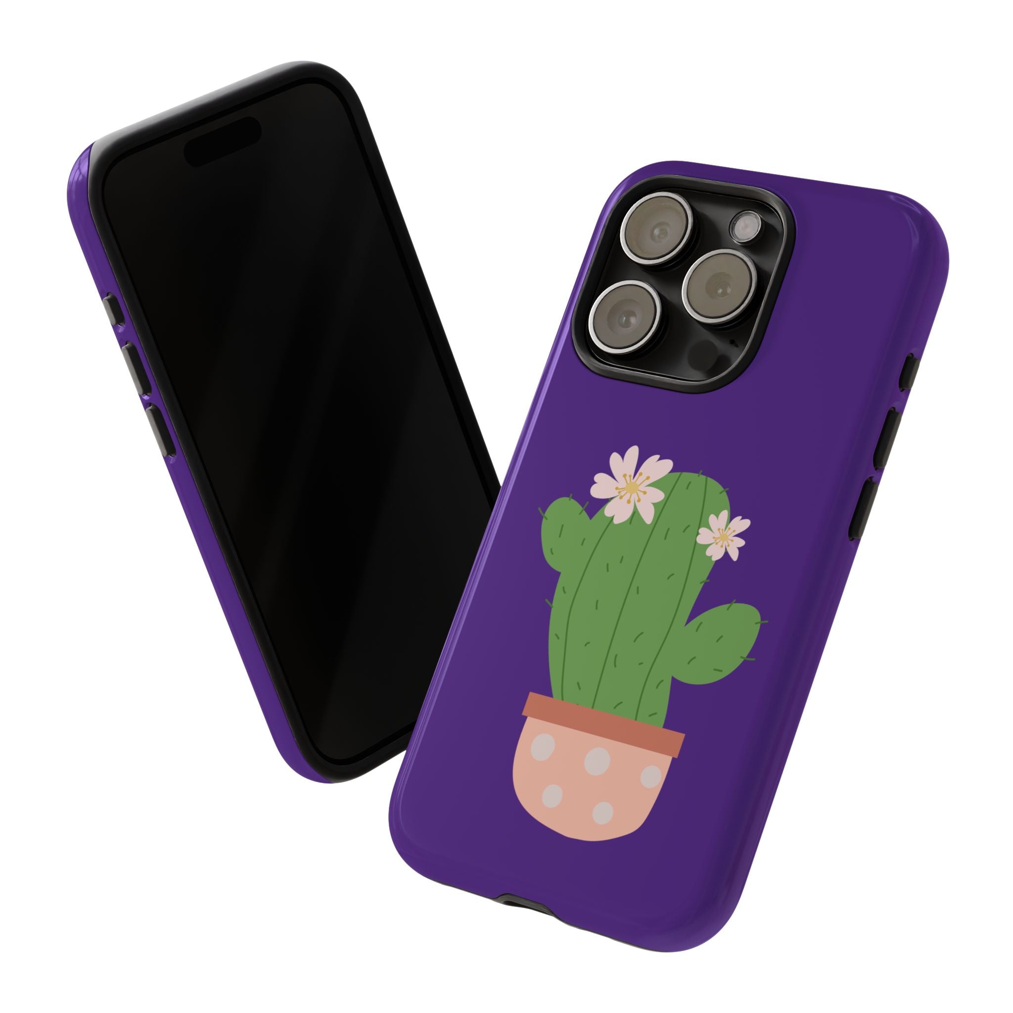 Cactus Phone Case, Tough Cases, Cute Floral, Trending Design, Unique Gift, Phone Accessories, Summer Vibe, Nature Lover
