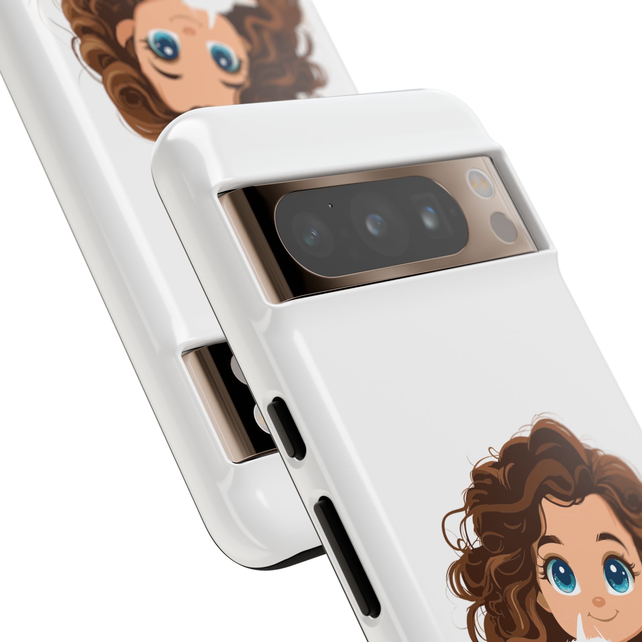 Cute Cat Lover Phone Case, Tough Phone Cover, Pet Lover Gift, Personalized Gift, Kids Phone Case, Animal Lover Accessories