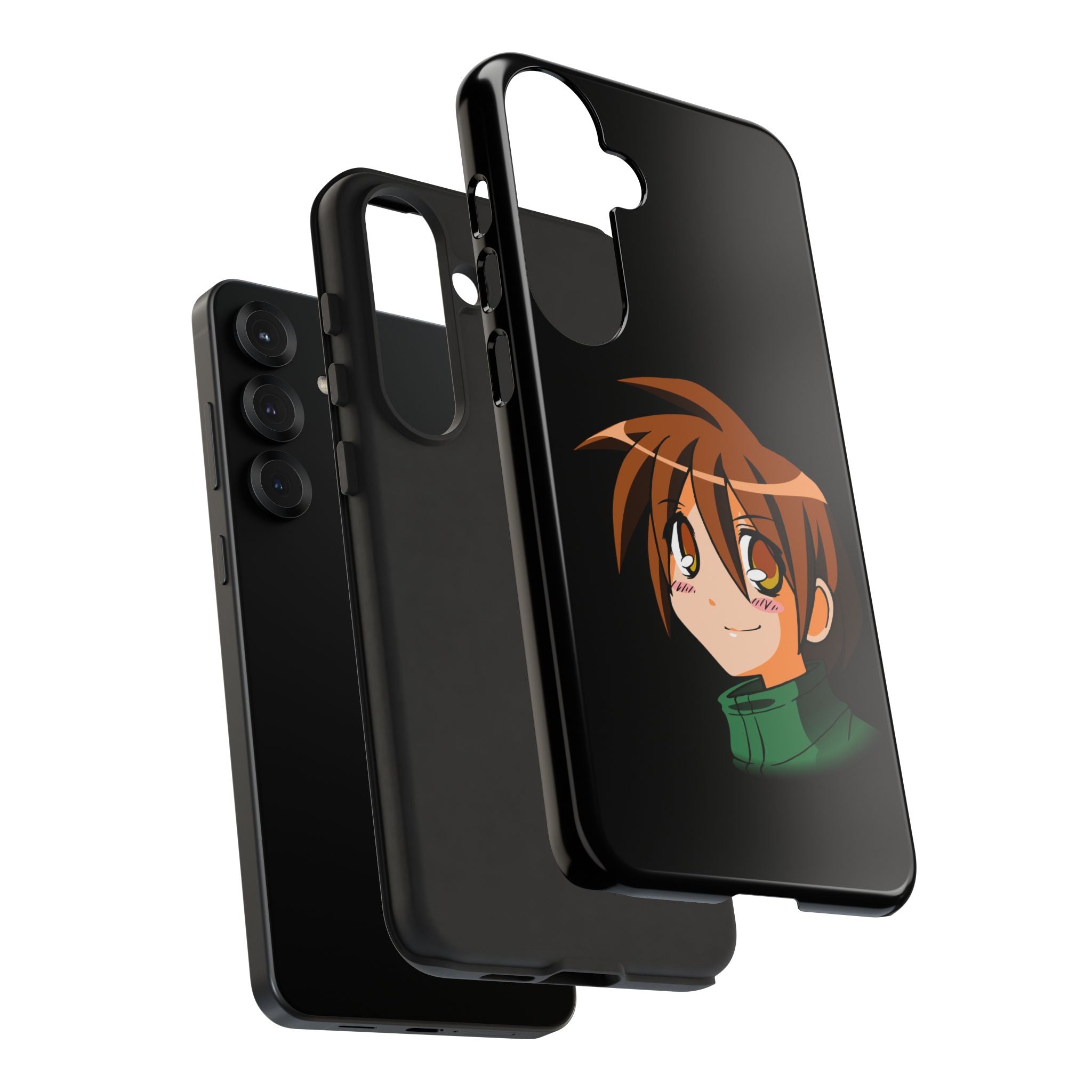 Anime Character Phone Case, Cute Phone Cover, Tough Cases for Teens, Customizable Gift, Geeky Accessories