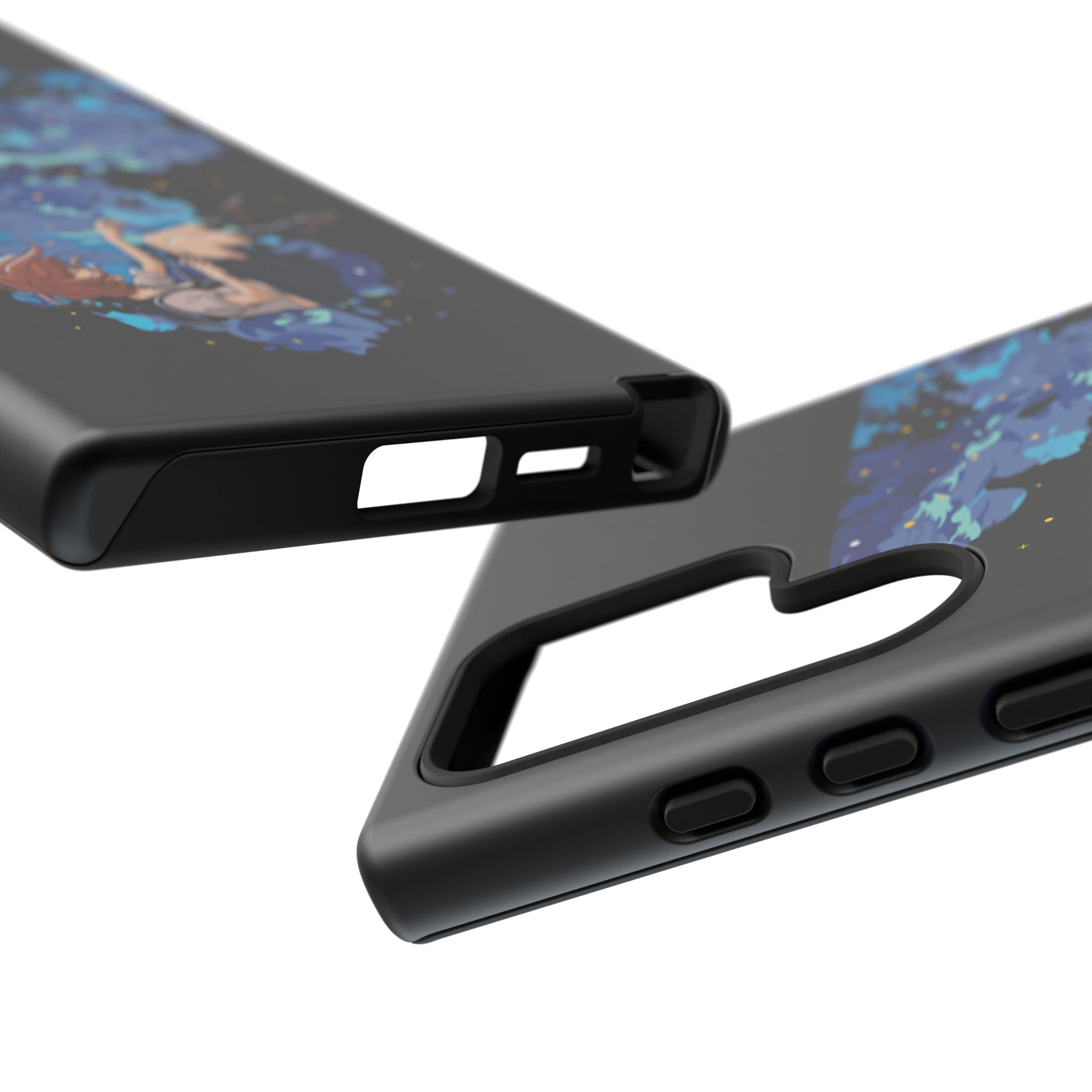Tough Cases Phone Case - Artistic Galaxy Design, Cute Sleeve for Teens, Gift for Students, Unique Mobile Accessory, Trendy Tech Protection