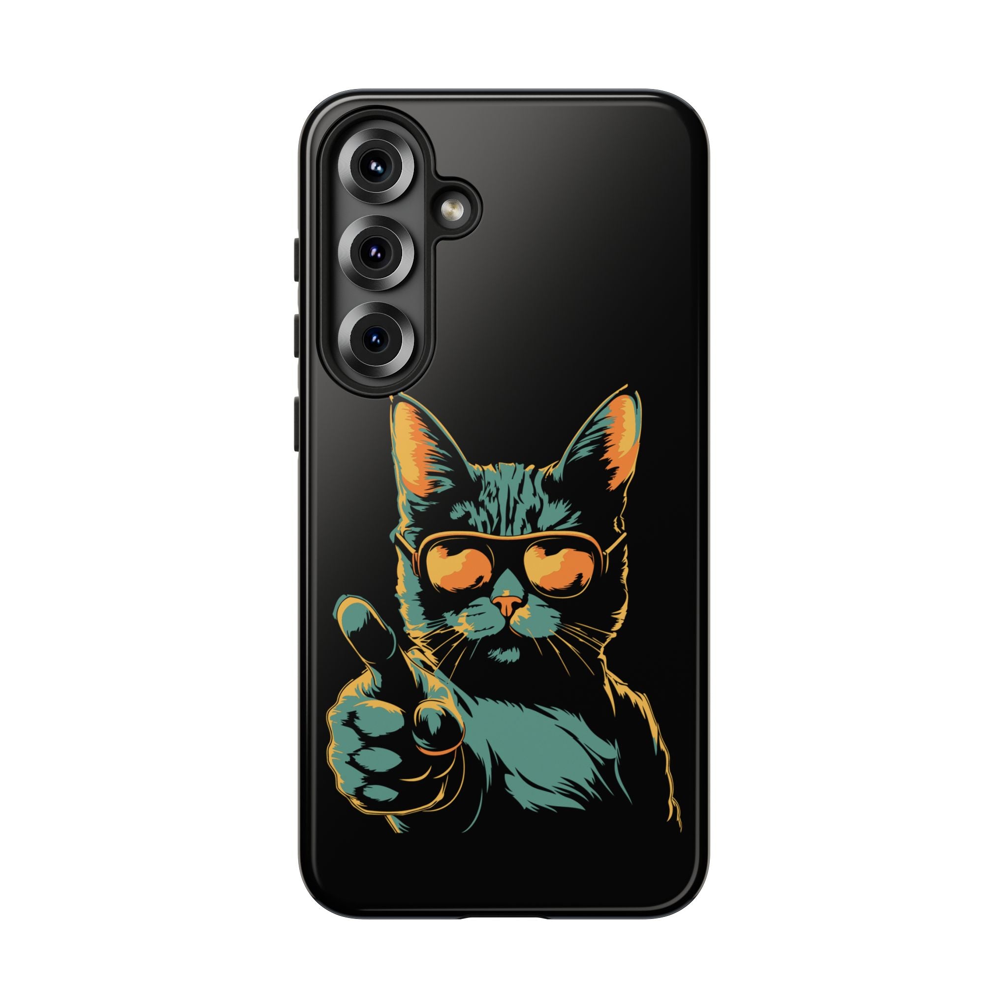 Cool Cat Phone Case, Stylish Phone Cover, Pet Lover Gift, Cute Cat Design, Fun Cat Accessories