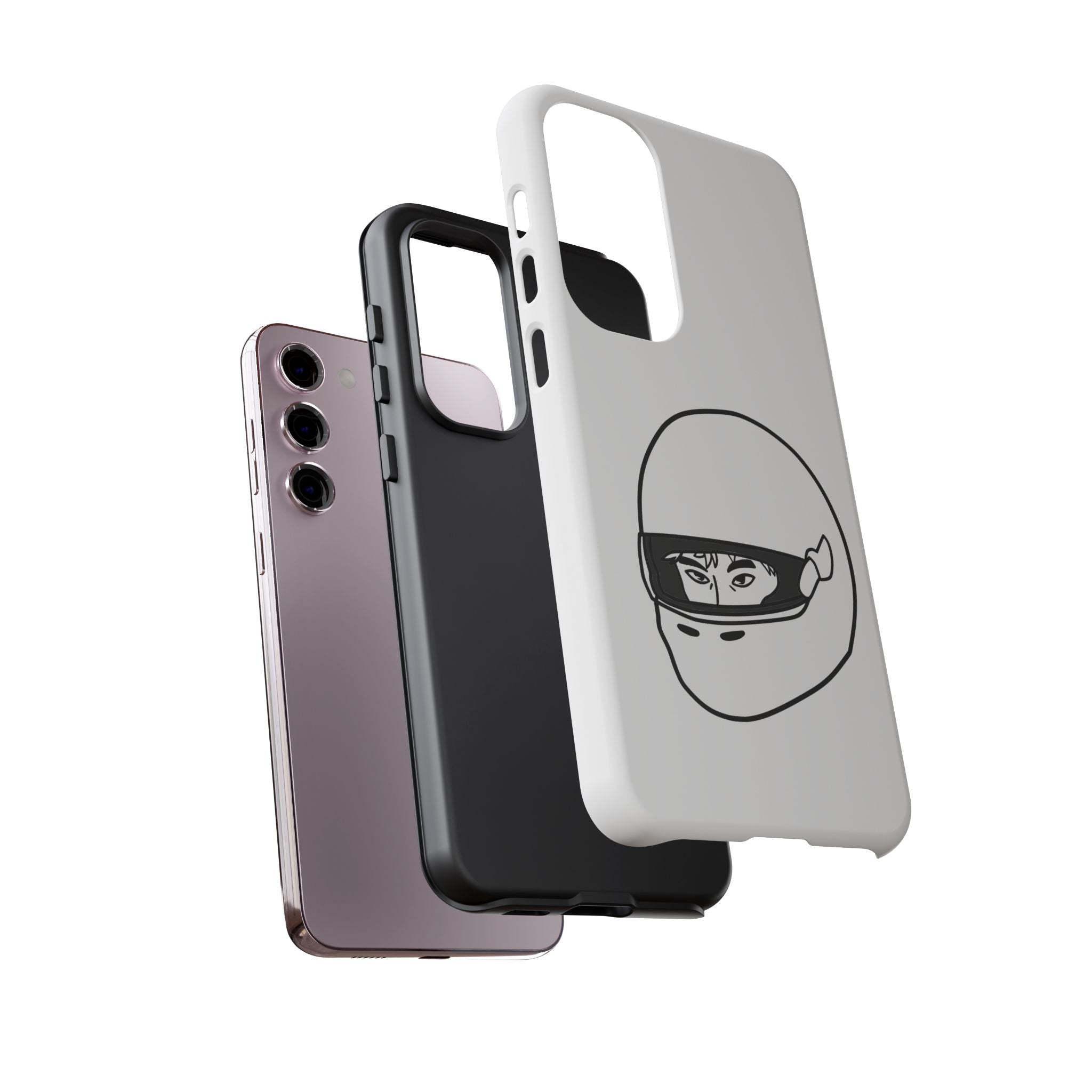 Stylish Phone Case with Racing Helmet Design | Tough Cases | Unique Gift, Motorcycle Enthusiast, Race Lover, Custom Accessory, Everyday Use