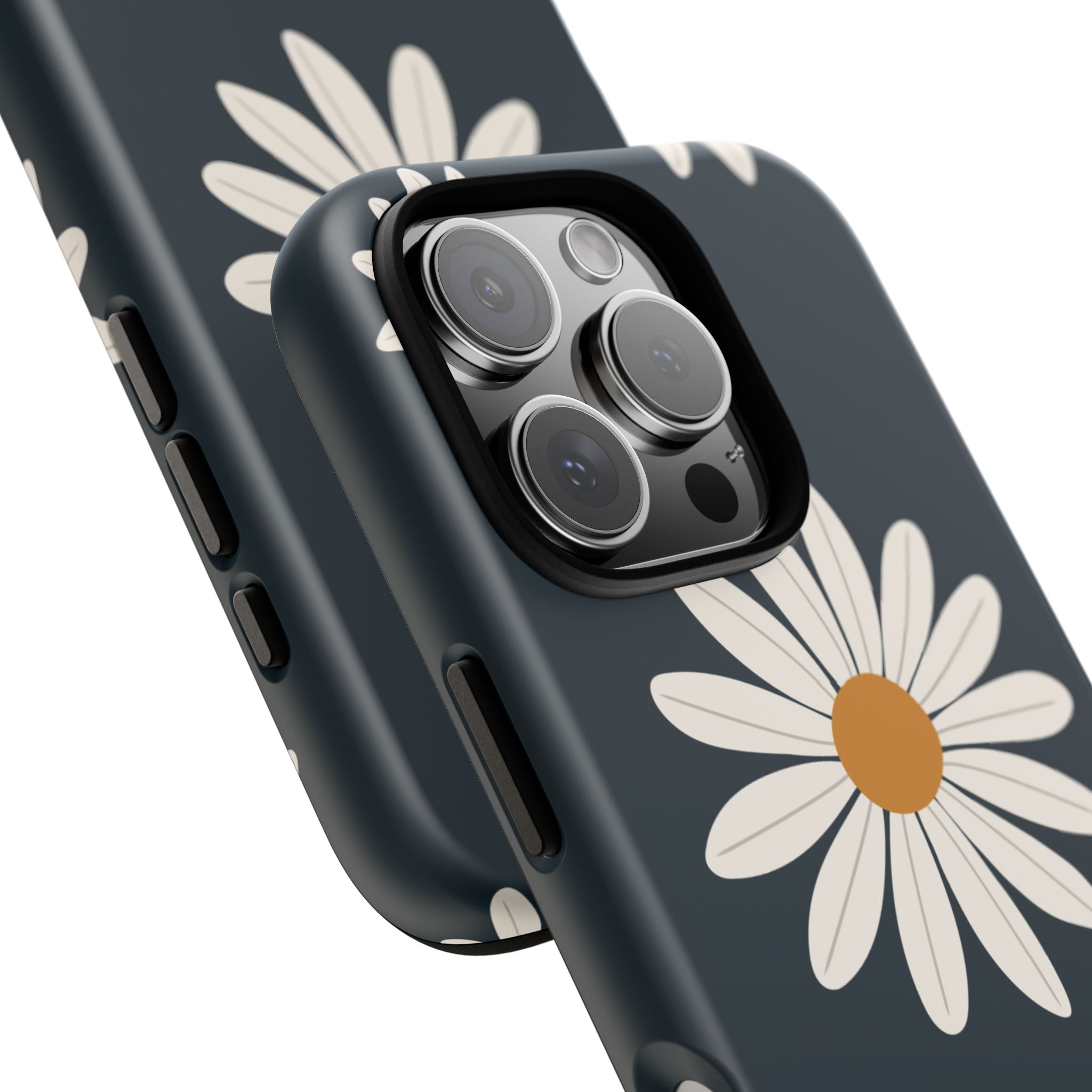Daisy Phone Case, Floral Phone Cover, Tough Phone Case, Gift for Flower Lovers, Smartphone Accessory, Spring Design