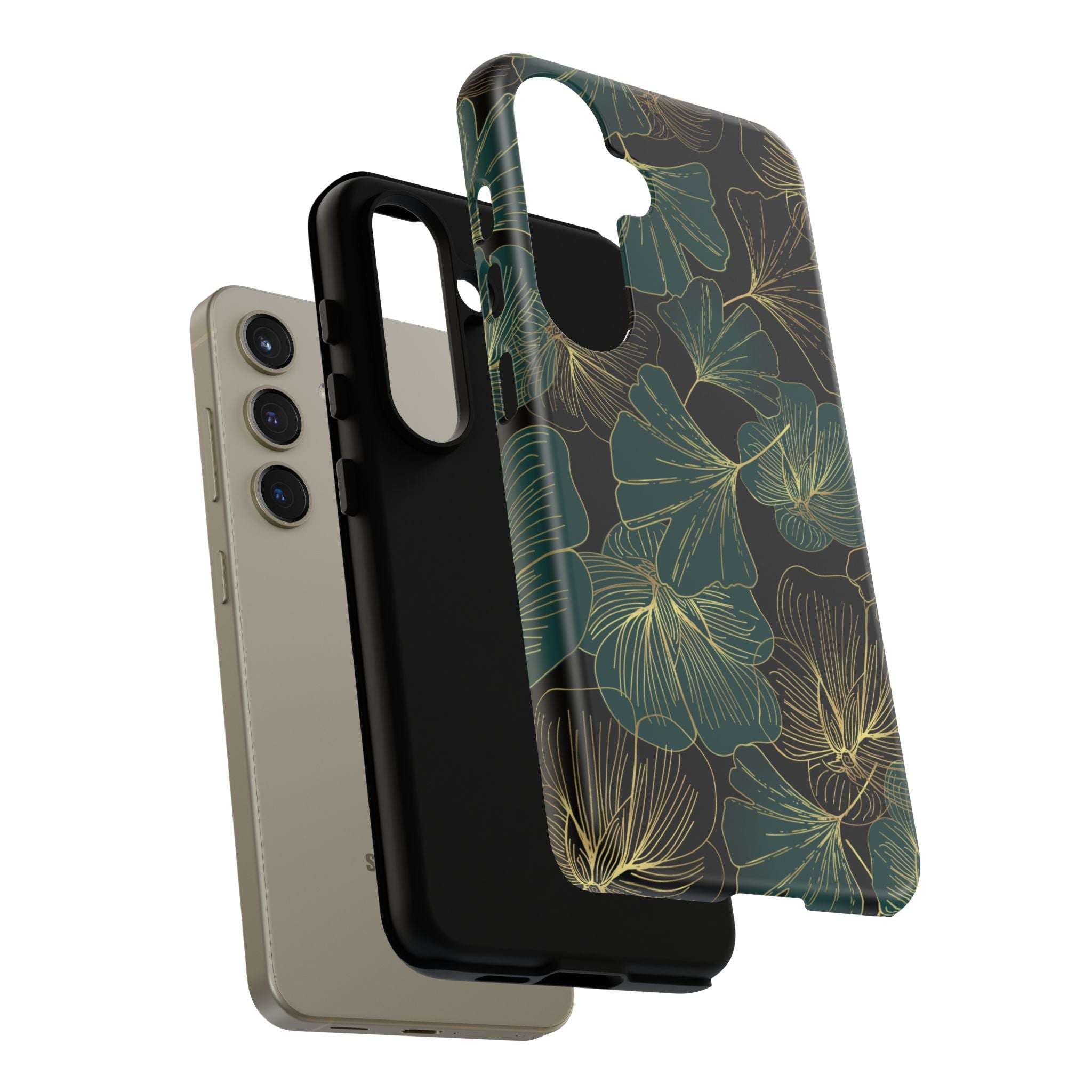 Floral Phone Case - Tough Cases, Protective Cover, Stylish Accessory, Gift for Her, Nature-Inspired Design