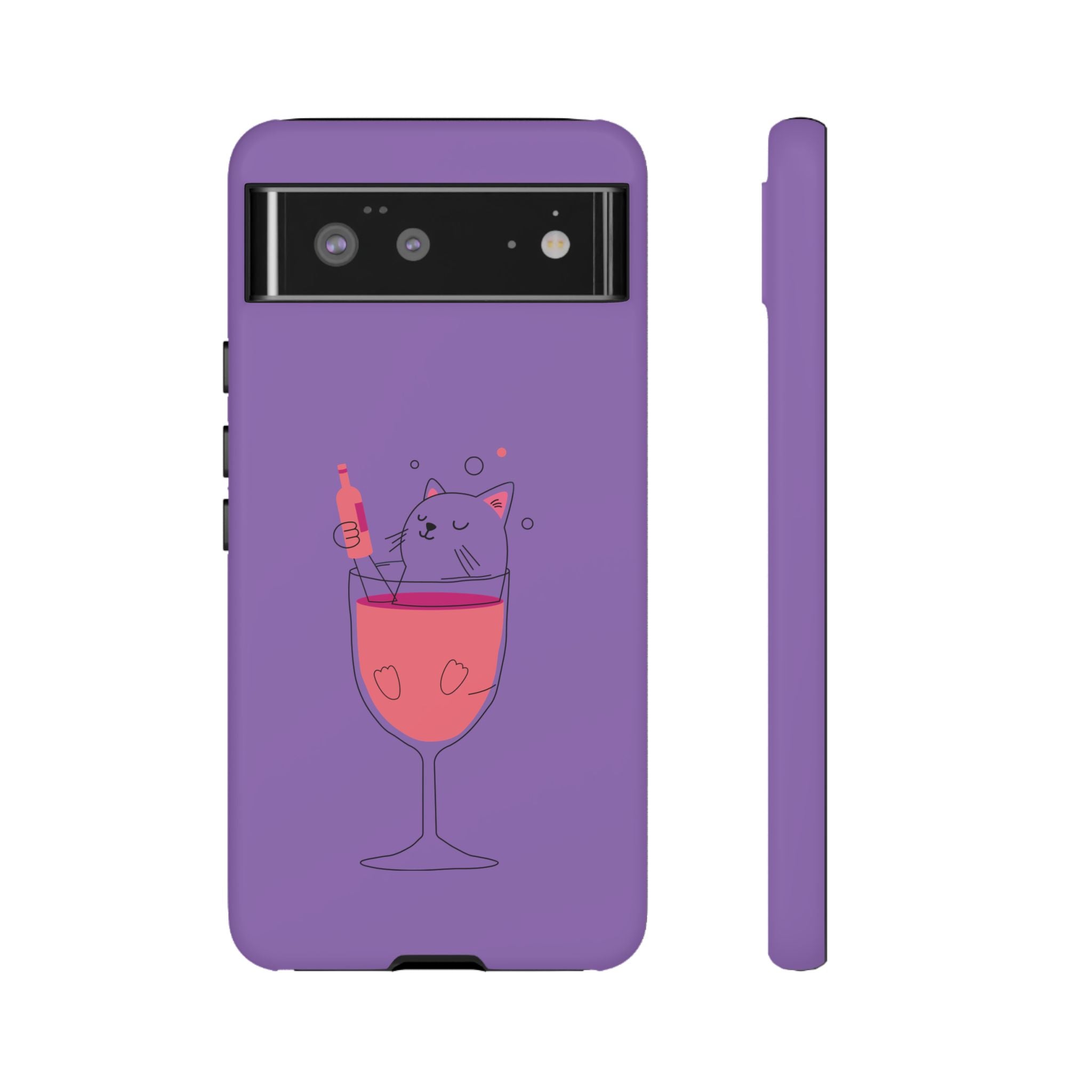 Cute Cat Phone Case, Fun Gift for Cat Lovers, Colorful Phone Cover, Pet Lover Accessory, Unique Cat Themed Case
