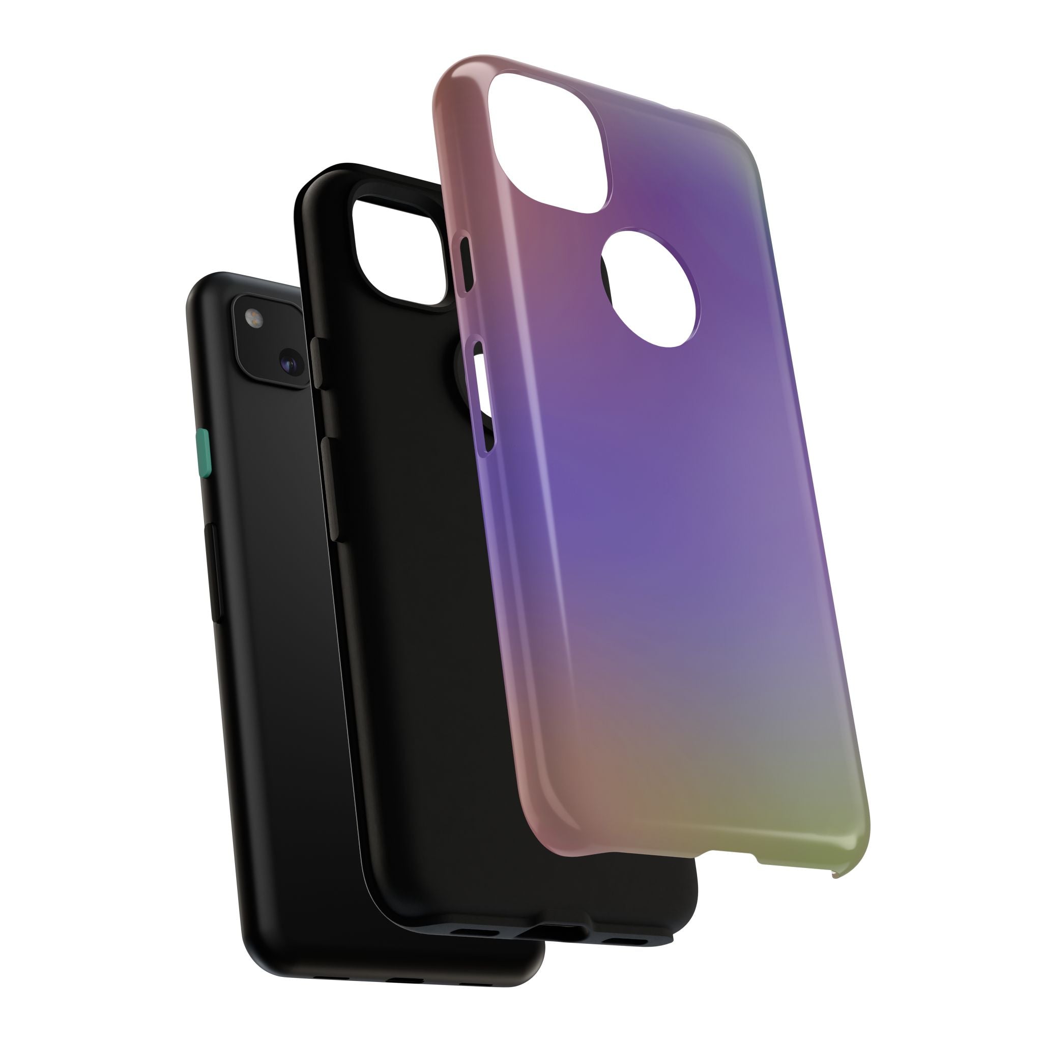 Colorful Phone Case, Tough Phone Cover, Gradient Design Case, Stylish Mobile Accessories, Unique Gift for Her