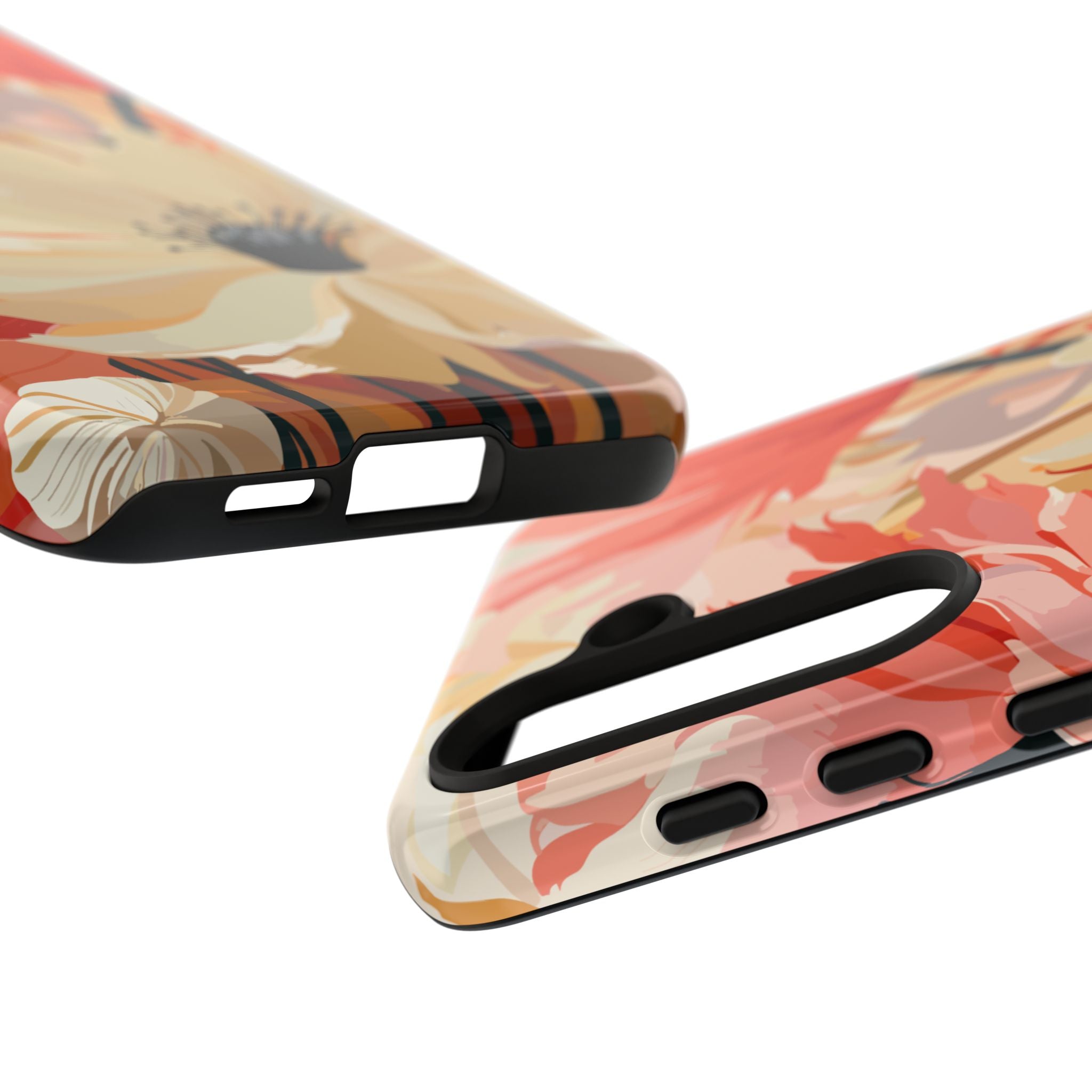 Floral Phone Case, Tough Protective Cover for Floral Lovers, Perfect Gift for Friends, Spring Celebration, Art Lovers Gift