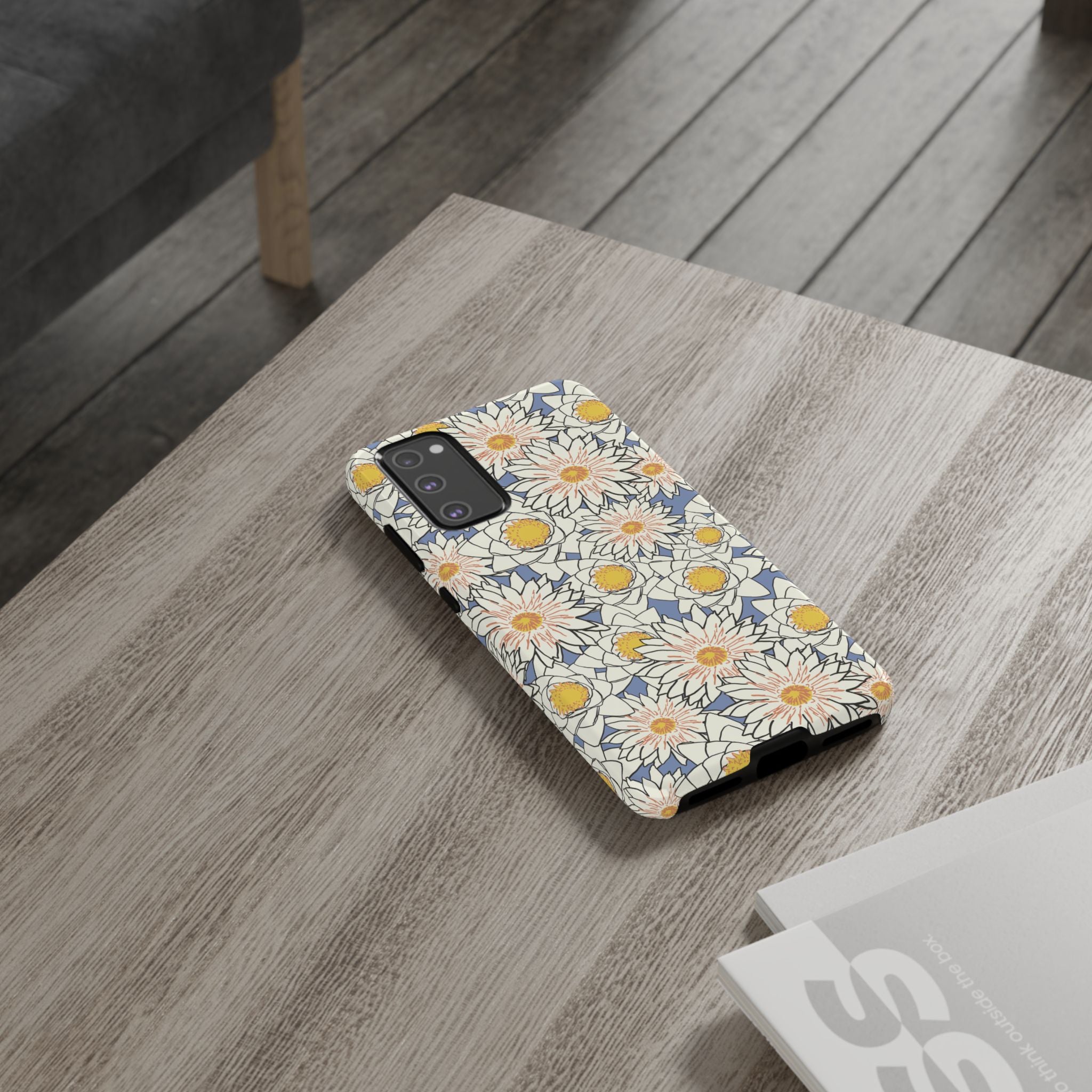 Stylish Phone Case, Floral Protective Cover, Gift for Nature Lovers, Trendy Tech Accessory, Customizable Phone Case