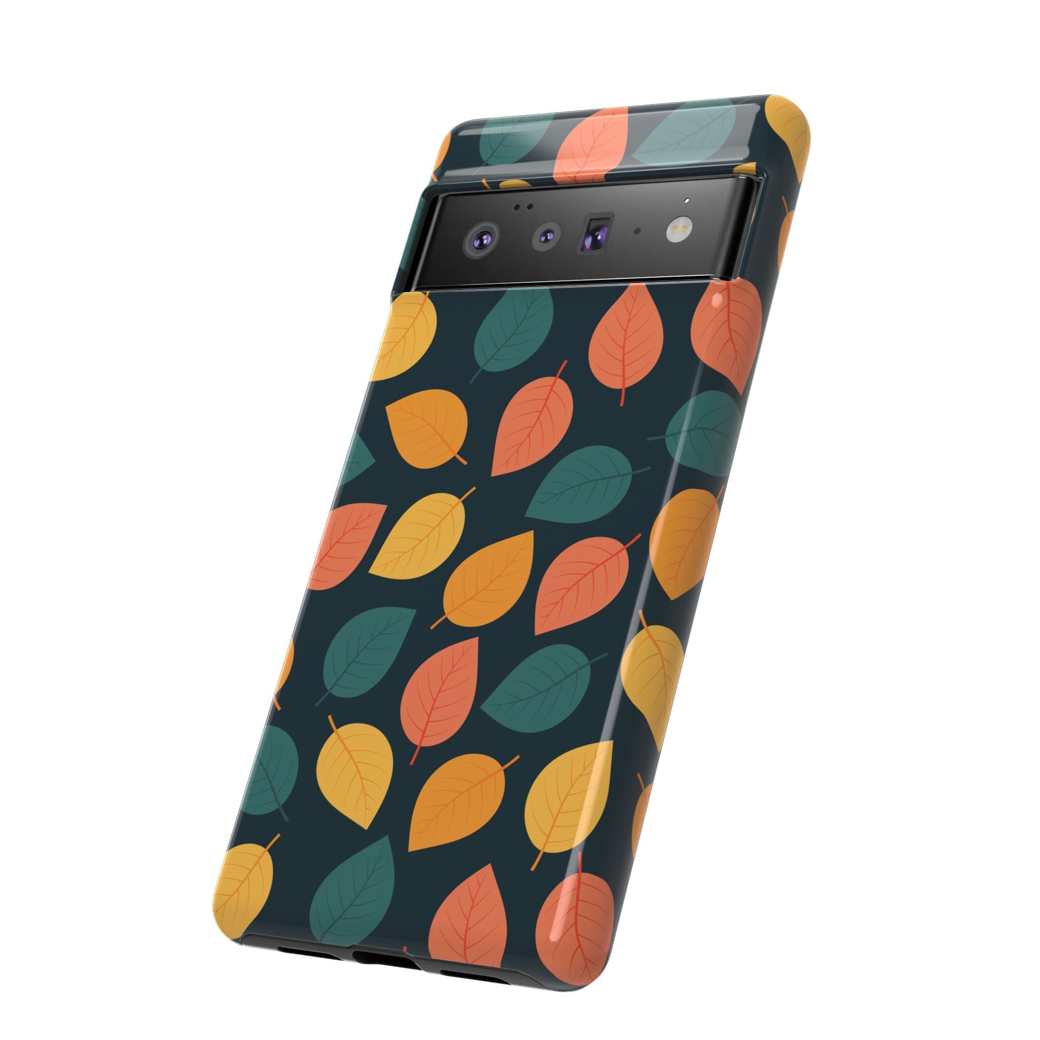 Autumn Leaves Phone Case - Protective Cell Phone Cover, Fall Aesthetic, Nature Lover Gift, Seasonal Accessories, Eco-Friendly Case