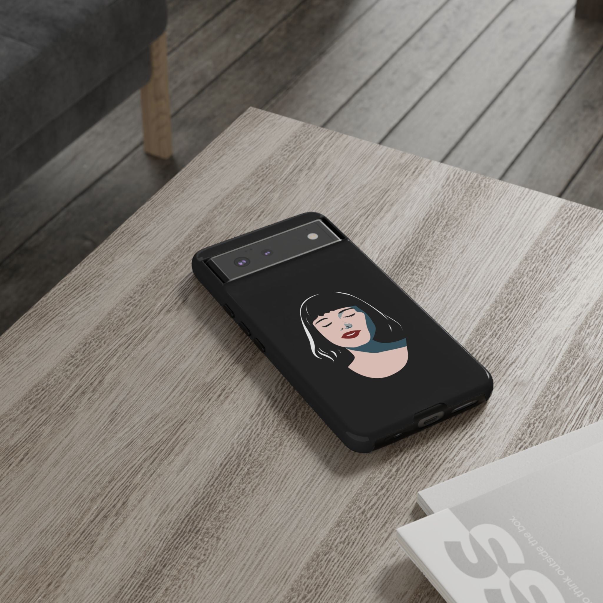 Aesthetic Phone Case, Art Deco iPhone Cover, Minimalist Cell Phone Protector, Gift for Her, Stylish Mobile Accessories