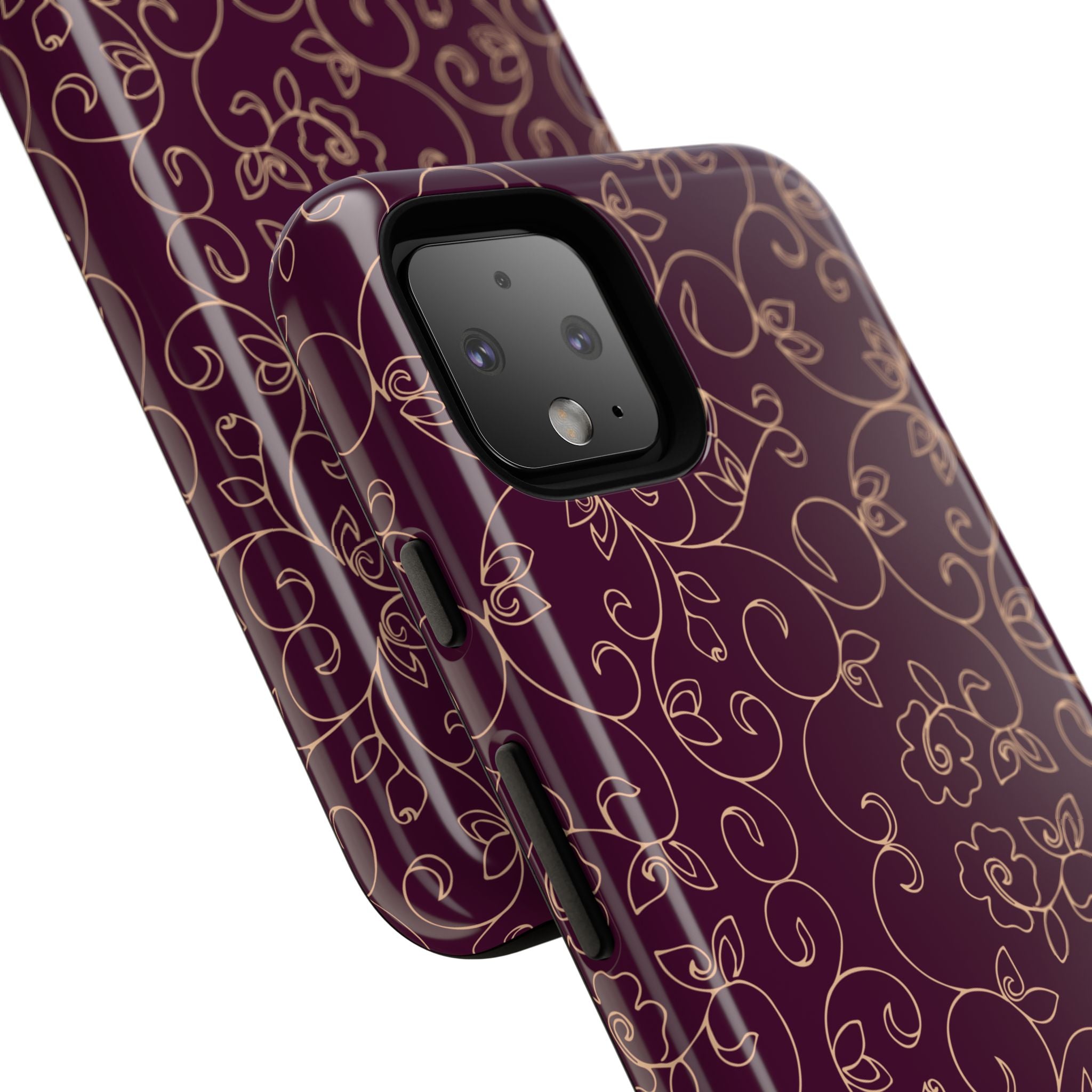 Elegant Floral Phone Case | Durable Mobile Cover, Gift for Her, Floral Design, Stylish Accessory, Phone Protection