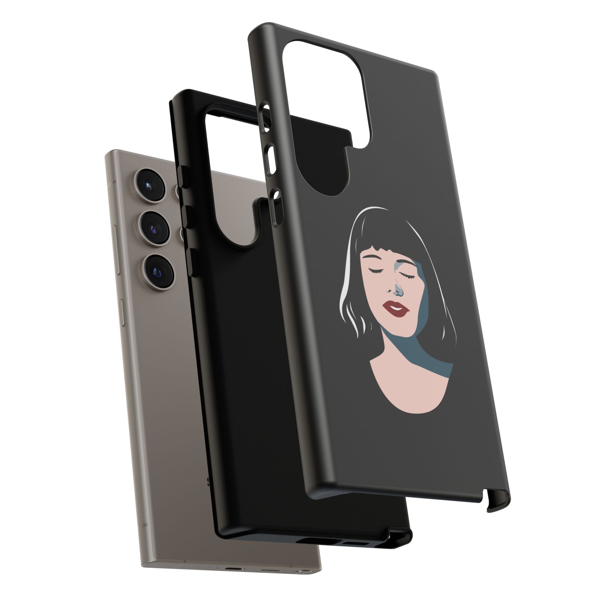 Aesthetic Phone Case, Art Deco iPhone Cover, Minimalist Cell Phone Protector, Gift for Her, Stylish Mobile Accessories