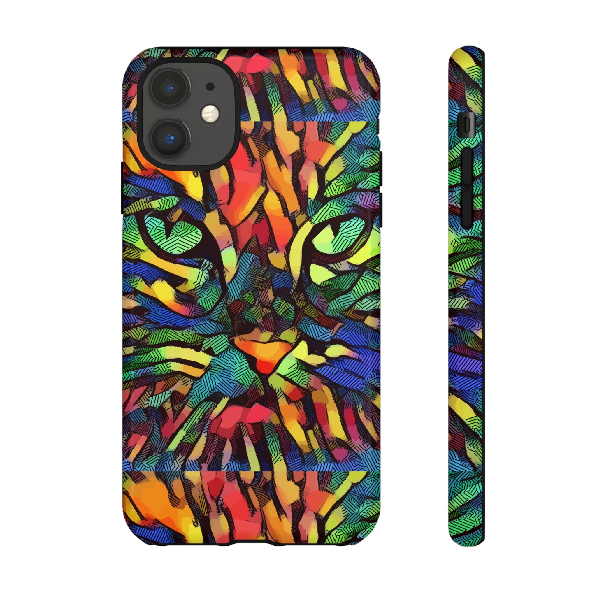 Colorful Phone Cases for Vibrant Style - Tough Cases, Unique Gifts, Animal Print, Artistic Design, Phone Accessories, Eco-Friendly