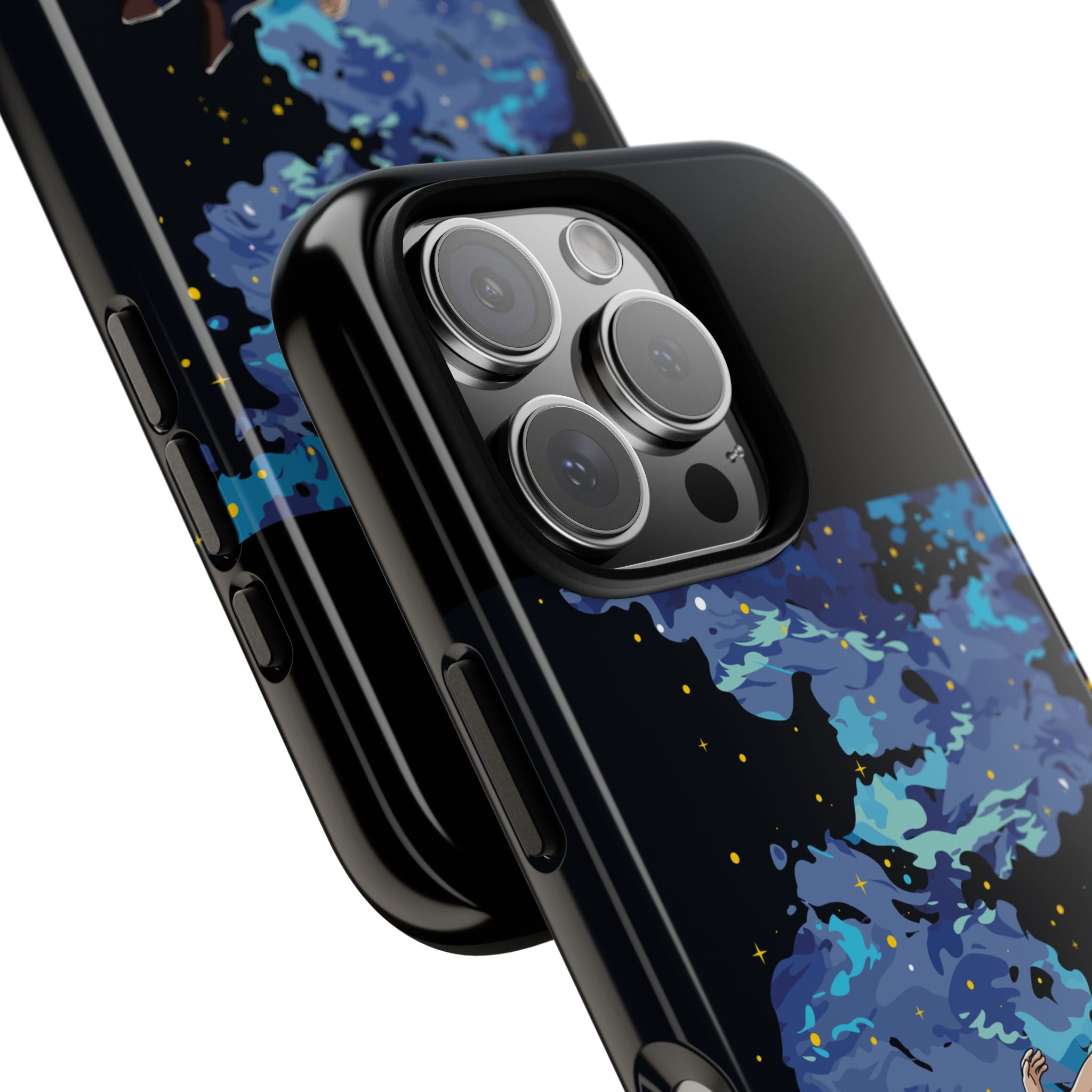 Tough Cases Phone Case - Artistic Galaxy Design, Cute Sleeve for Teens, Gift for Students, Unique Mobile Accessory, Trendy Tech Protection