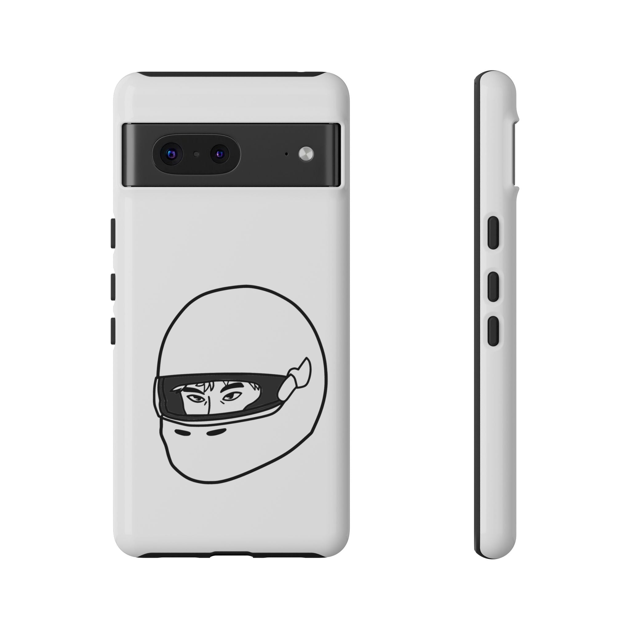 Stylish Phone Case with Racing Helmet Design | Tough Cases | Unique Gift, Motorcycle Enthusiast, Race Lover, Custom Accessory, Everyday Use