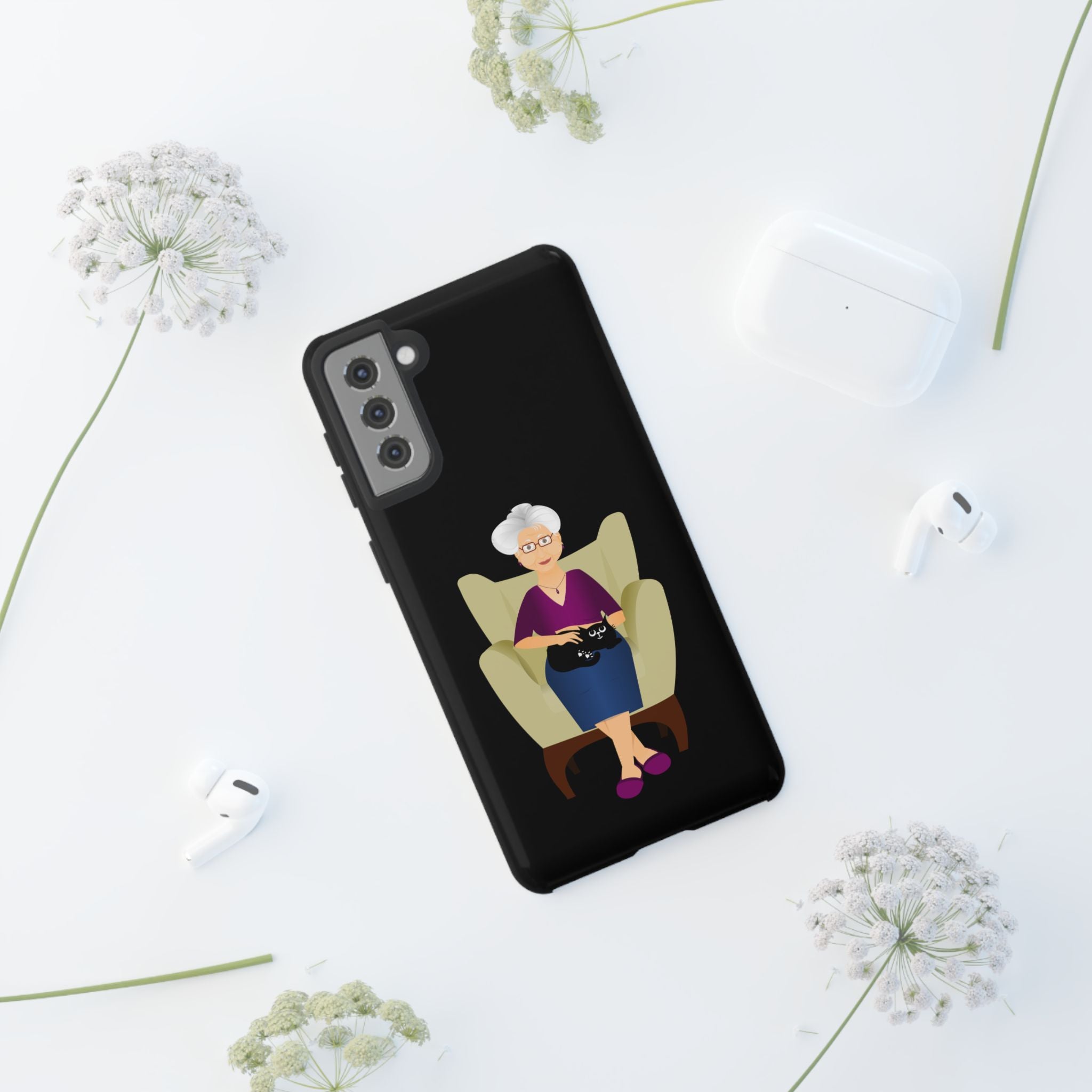 Grandma Phone Case, Tough Phone Cover for Grandparents, Durable Case for Seniors, Unique Gift for Grandmother, Personalized Tech Accessory
