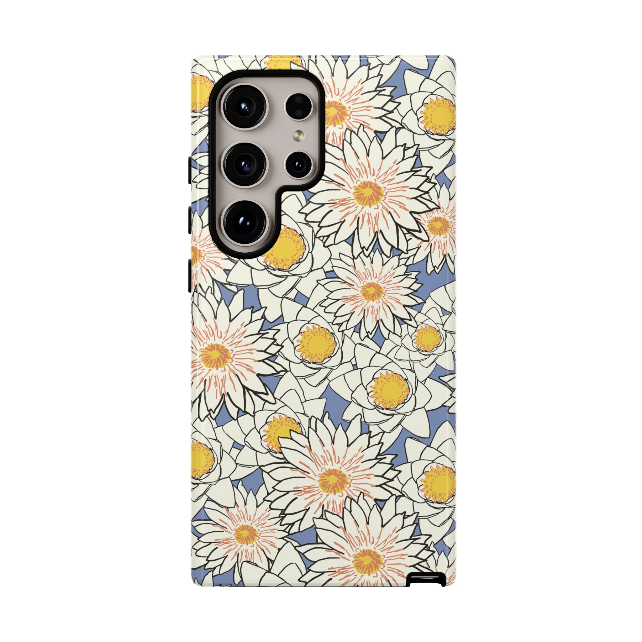 Stylish Phone Case, Floral Protective Cover, Gift for Nature Lovers, Trendy Tech Accessory, Customizable Phone Case