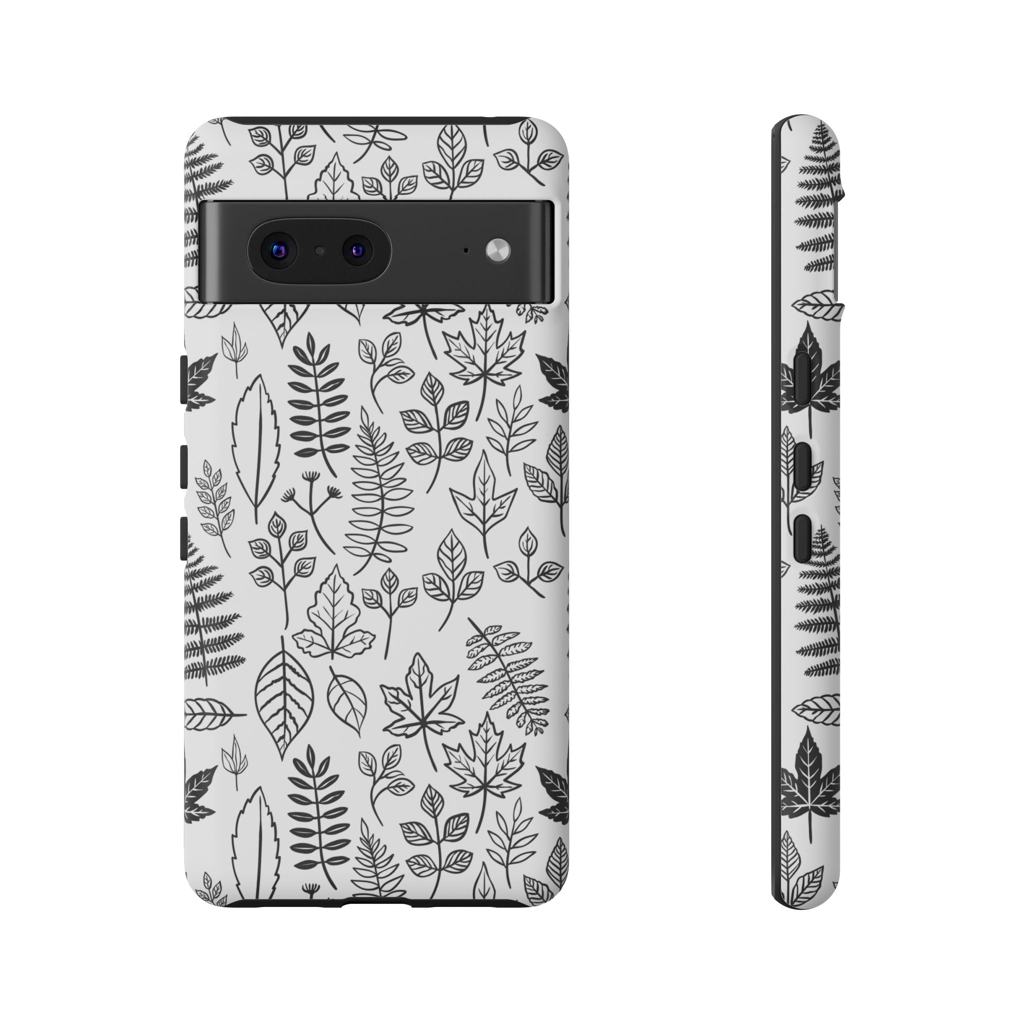 Stylish Phone Case for Nature Lovers, Botanical Design, Gift for Her, Fall Accessories, Customizable Tech Gear