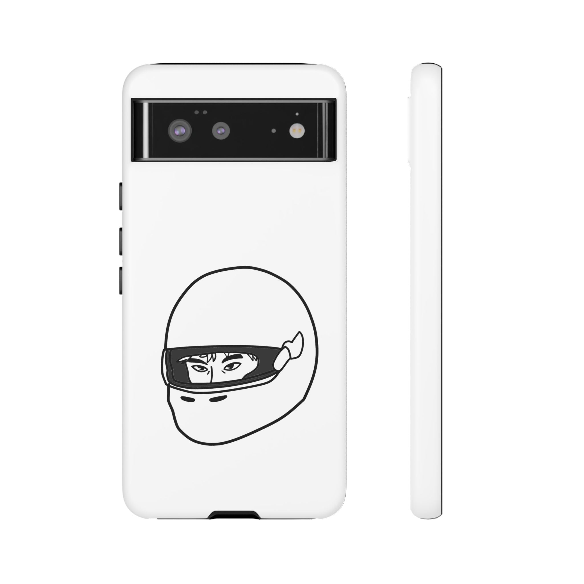 Stylish Phone Case with Racing Helmet Design | Tough Cases | Unique Gift, Motorcycle Enthusiast, Race Lover, Custom Accessory, Everyday Use