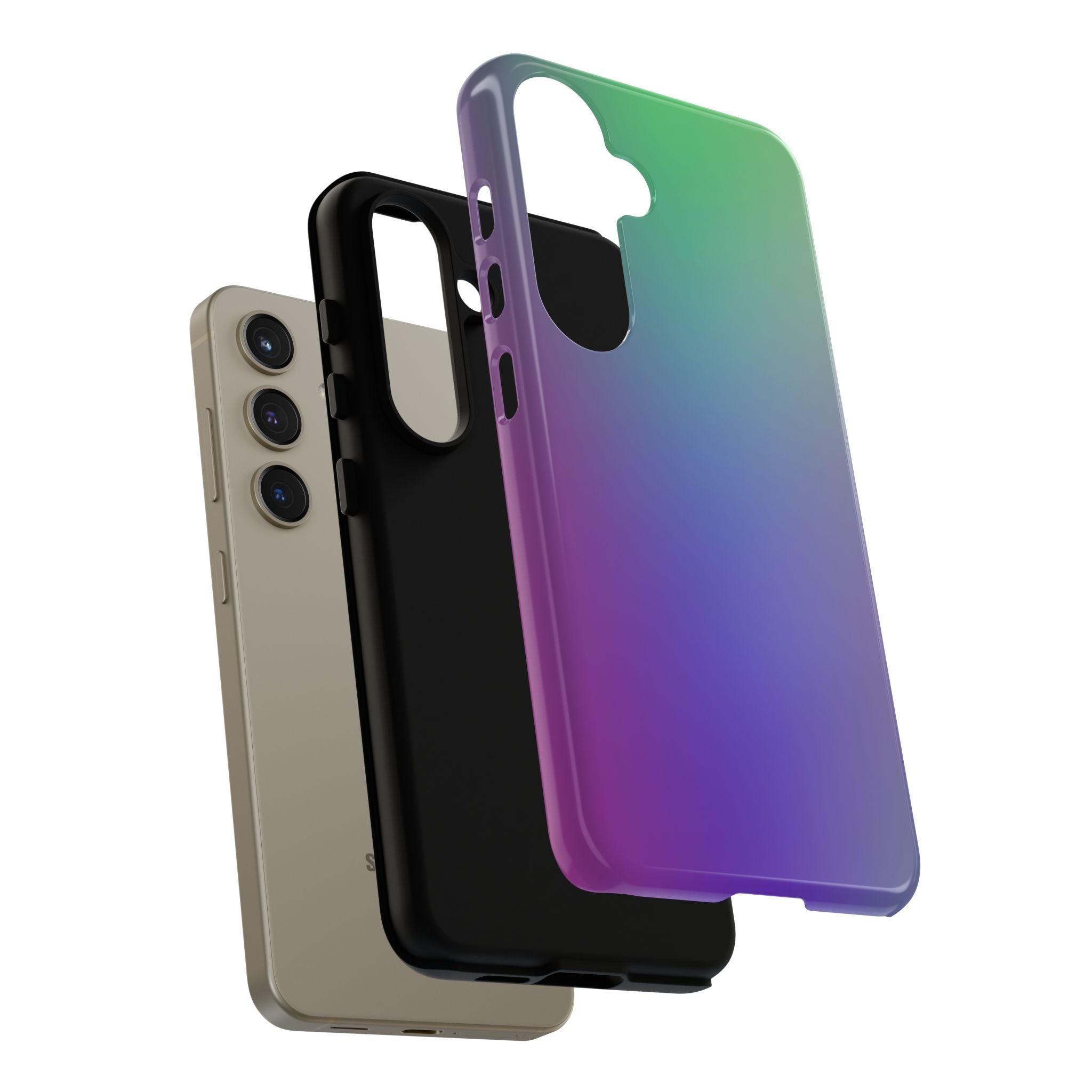 Gradient Phone Case, Durable Phone Protector, Trendy Cell Phone Accessory, Gift for Tech Lovers, Stylish Mobile Case