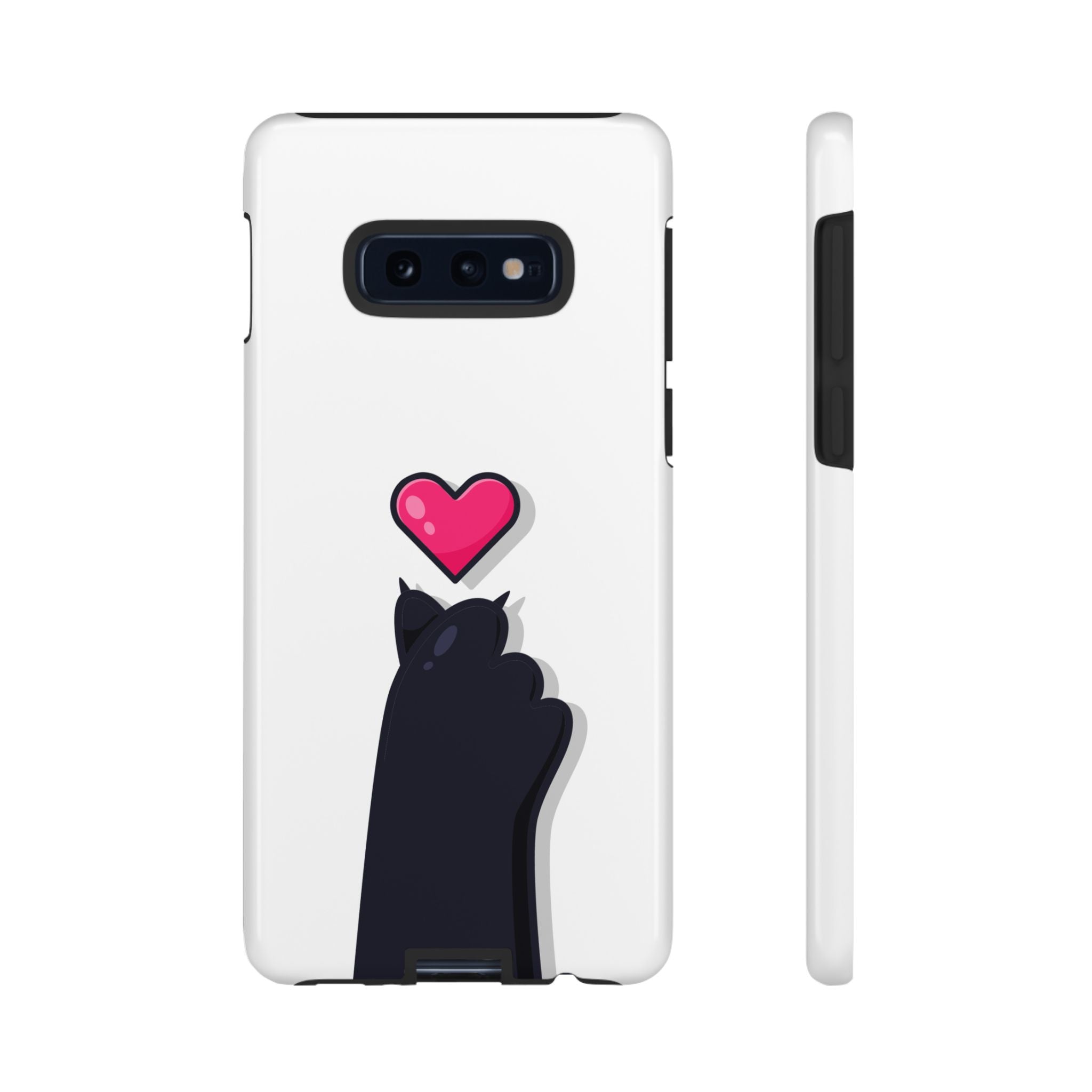 Cute Cat Love Phone Case, Tough Cell Phone Cover, Animal Lover Gifts, Pet Parent Accessories, Valentine's Day Essentials