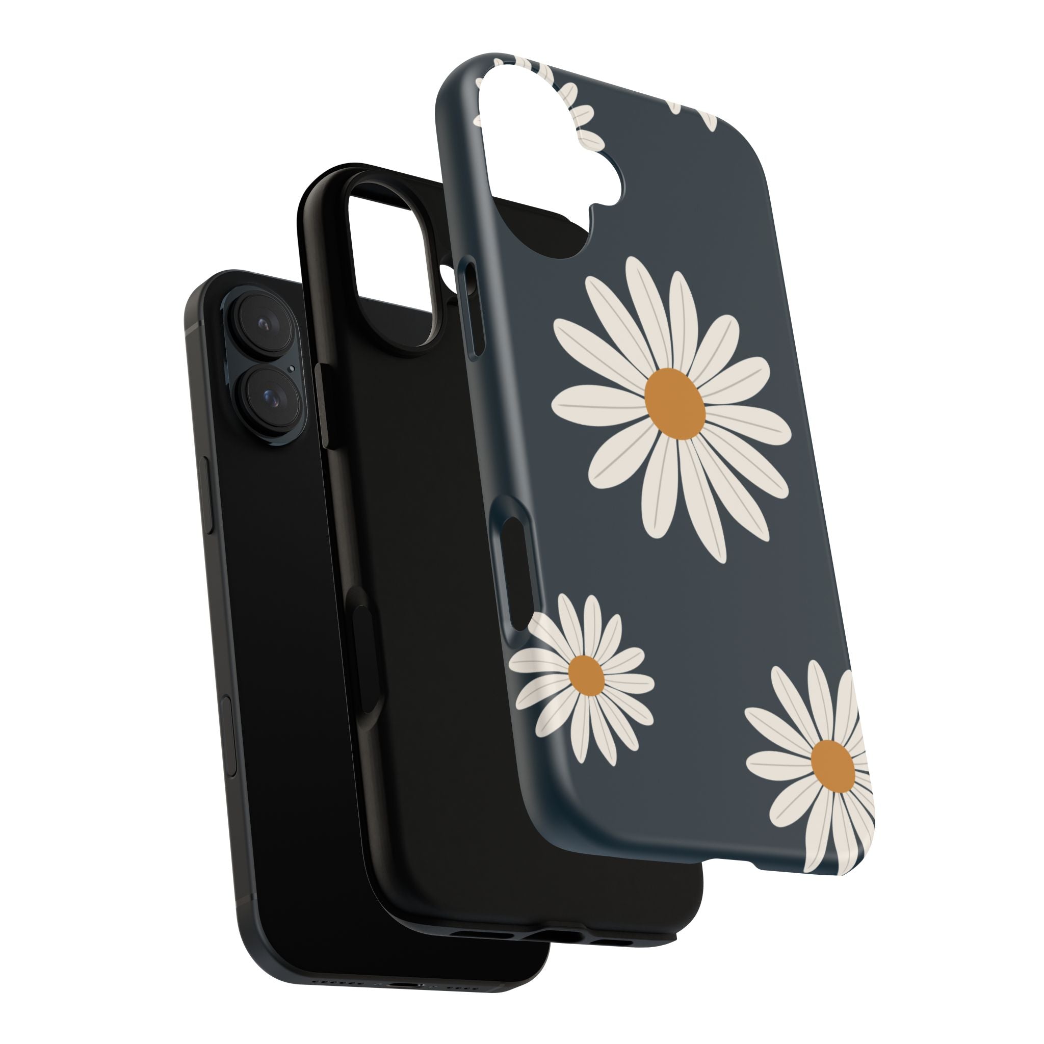 Daisy Phone Case, Floral Phone Cover, Tough Phone Case, Gift for Flower Lovers, Smartphone Accessory, Spring Design