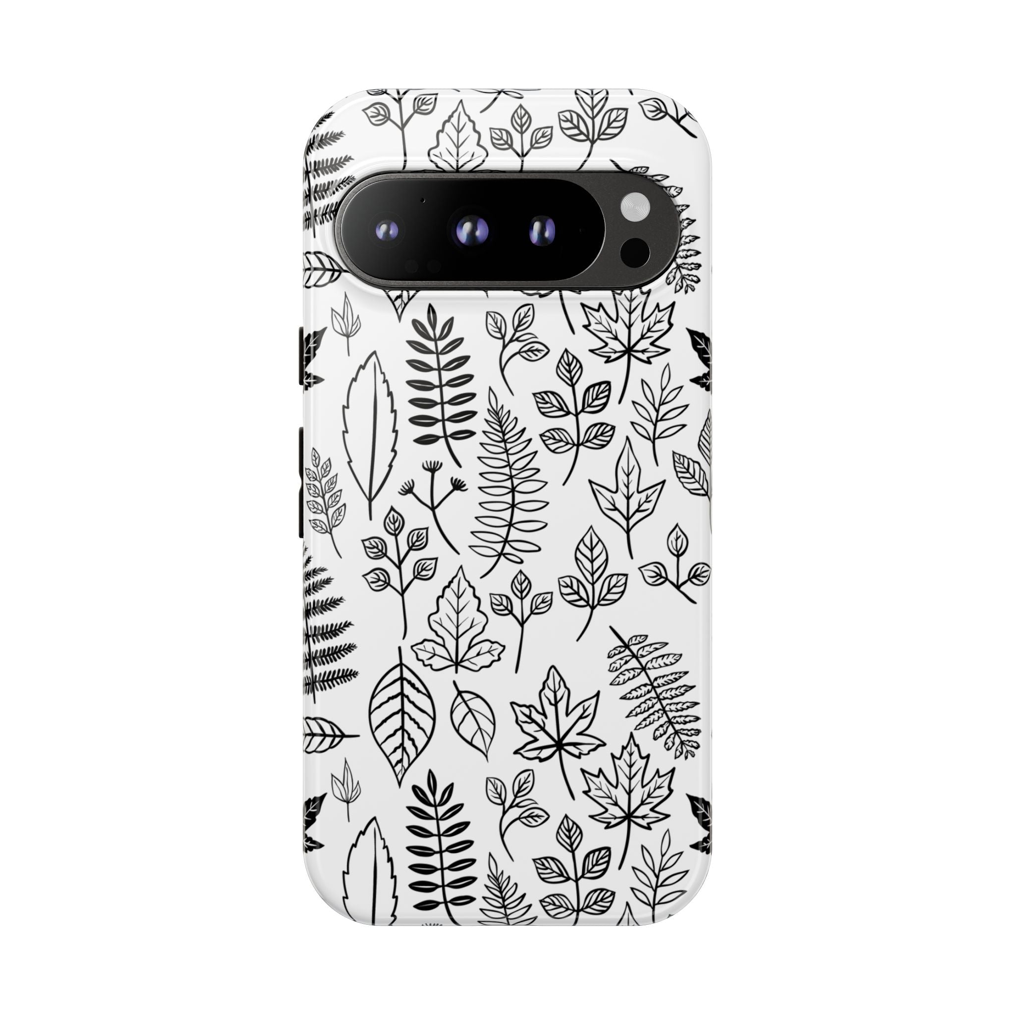 Stylish Phone Case for Nature Lovers, Botanical Design, Gift for Her, Fall Accessories, Customizable Tech Gear
