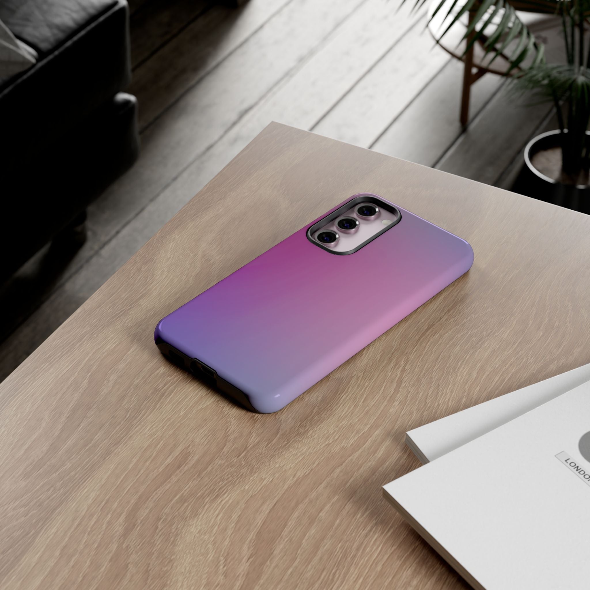 Stylish Phone Case, Tough Phone Cover, Gradient Phone Protector, Customizable Phone Shell, Durable Phone Accessory